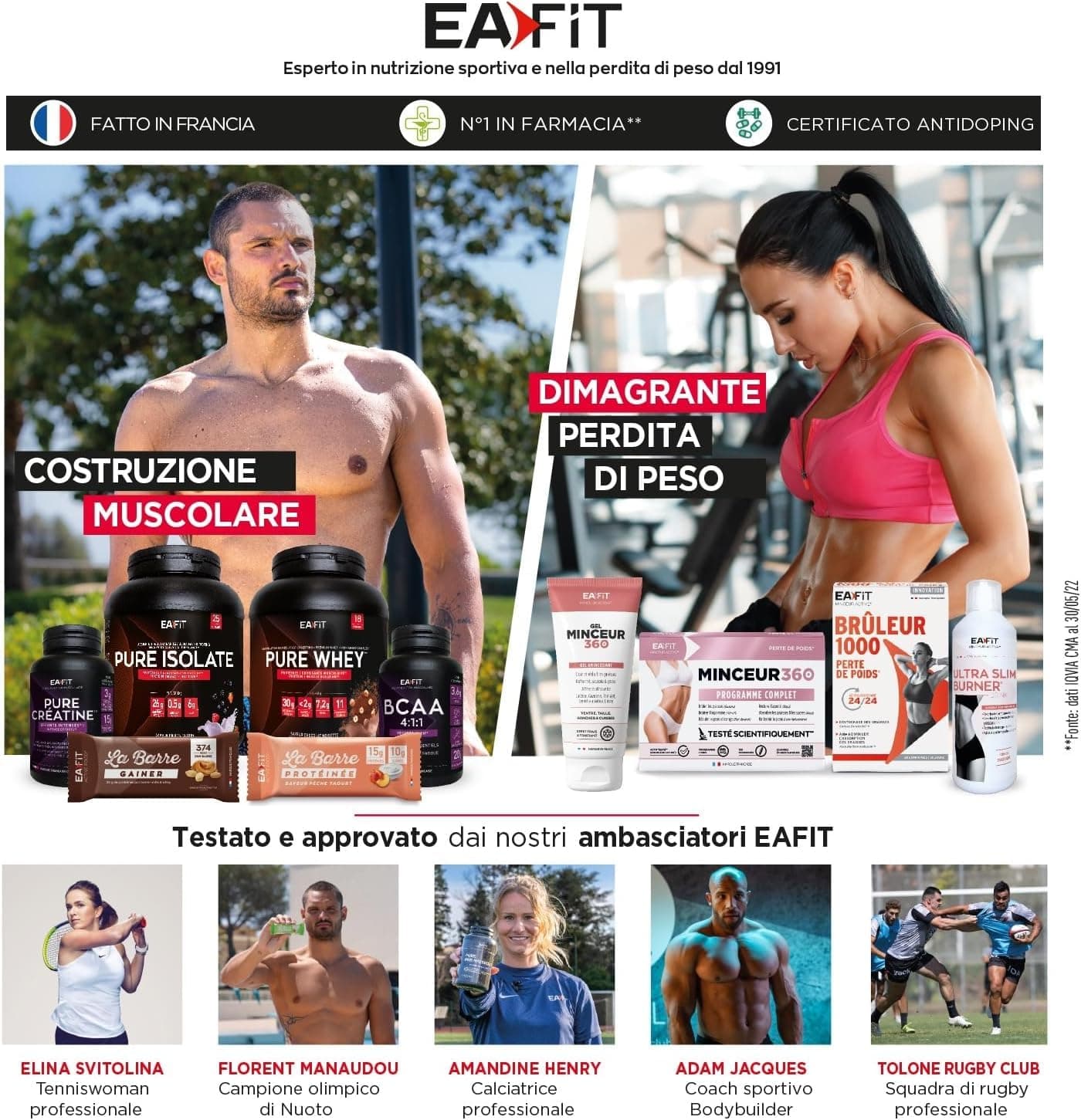 Eafit MASS GAINER EAFIT GAINER MAX 1,1 kg – Bild 7