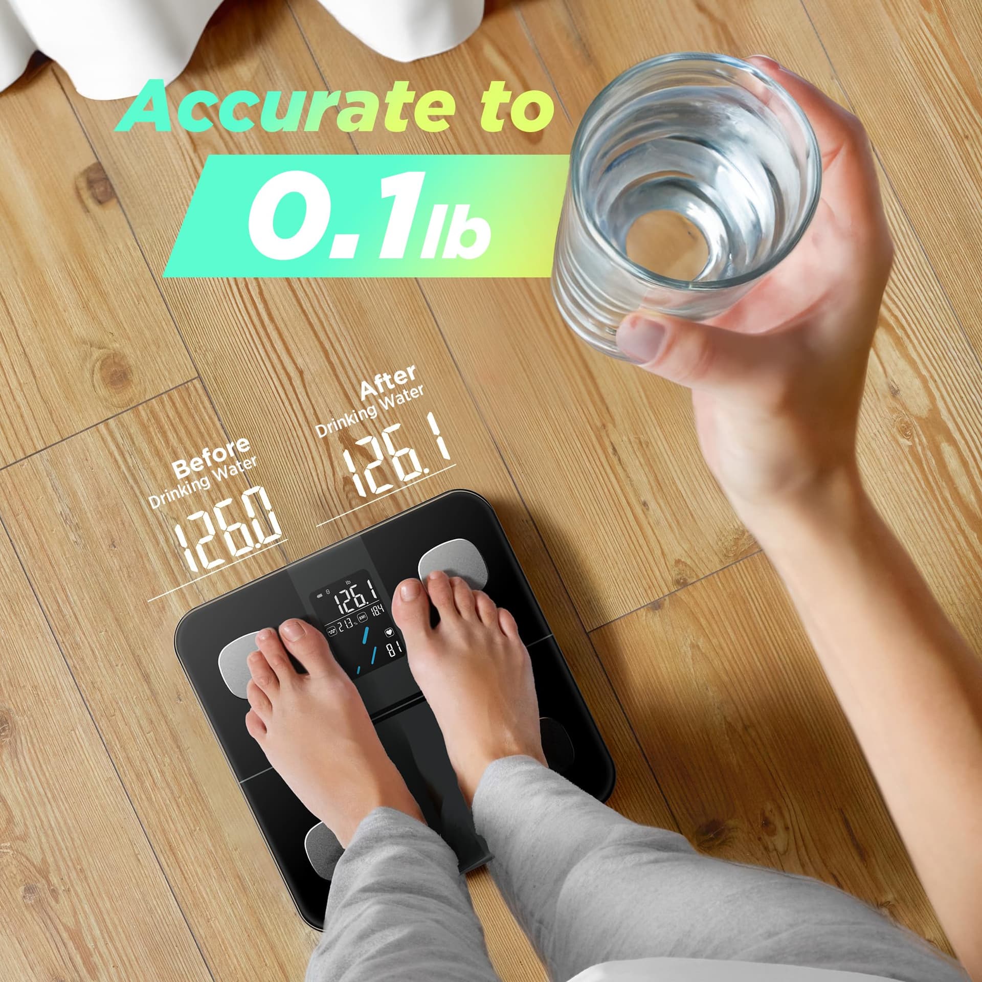 runstar Körperfettwaage mit hohe Genauigkeit – Bild 3