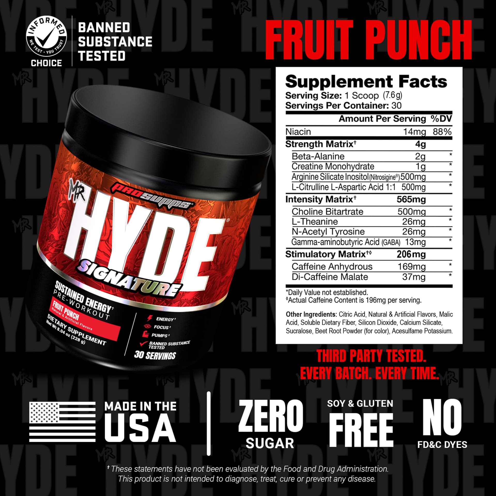 ProSupps Mr. Hyde Signature Pre Workout Powder with Creatine – Bild 5