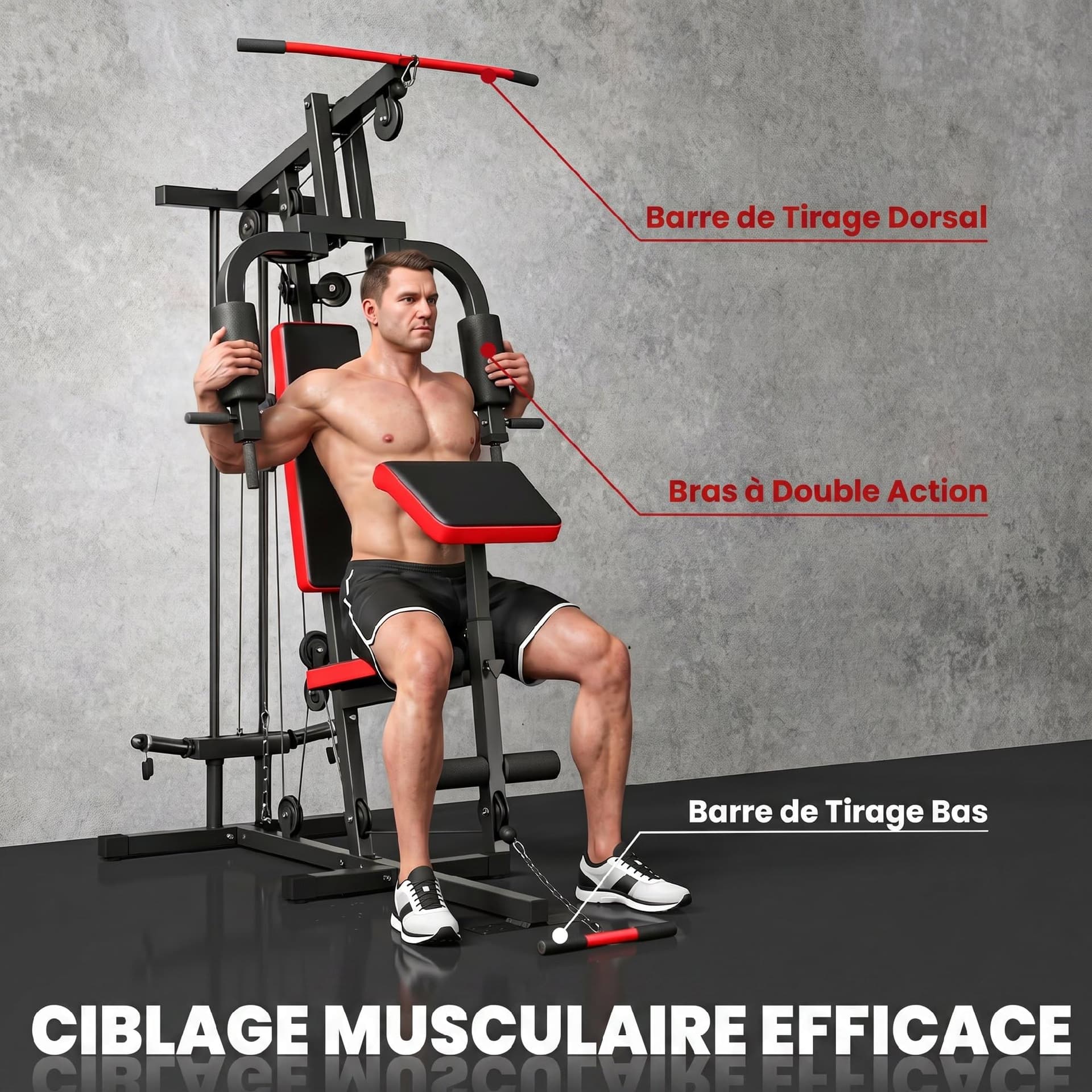 SPORTNOW Station de Musculation – Bild 6
