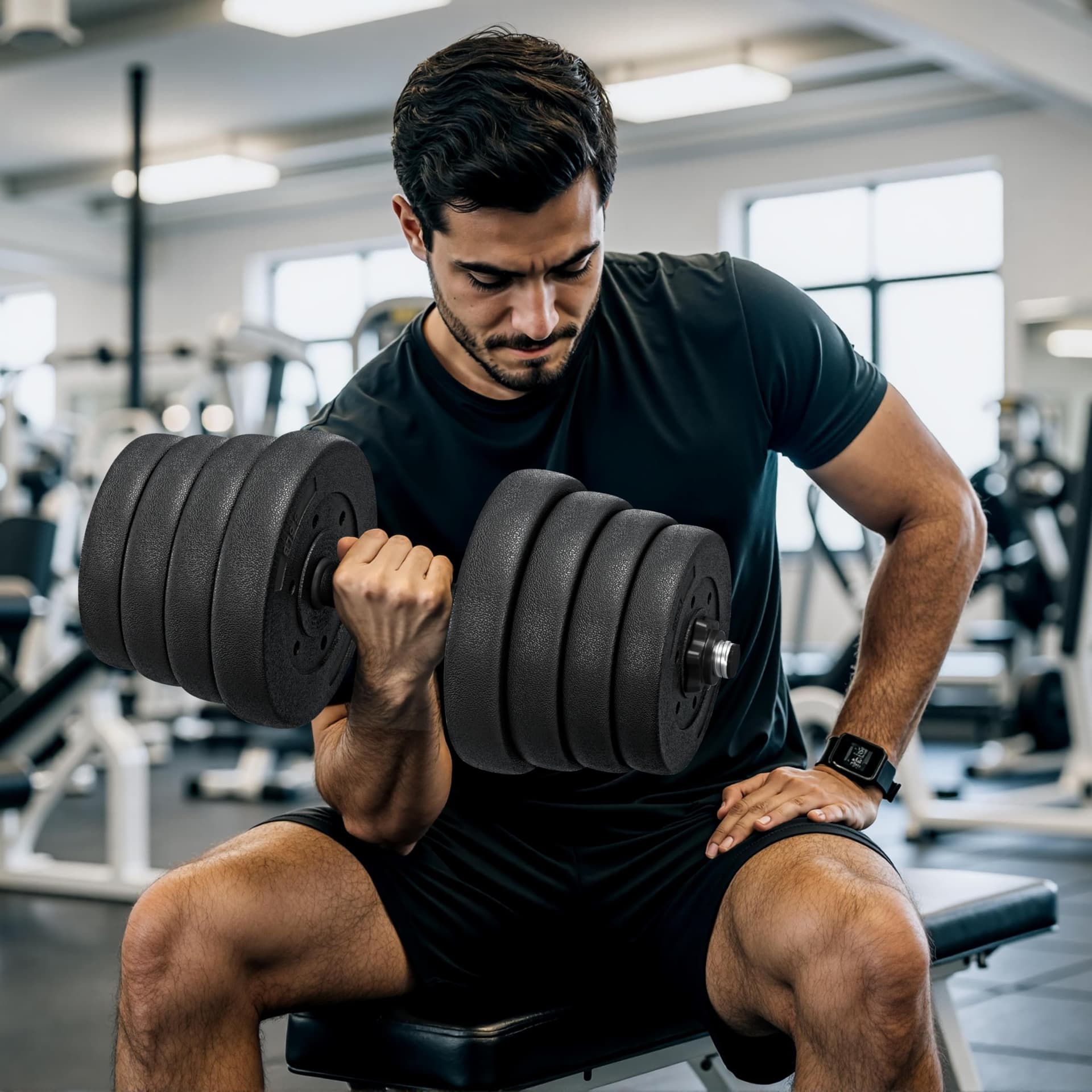 Yaheetech Hanteln Set Kurzhanteln 2er Set 30 KG – Bild 2