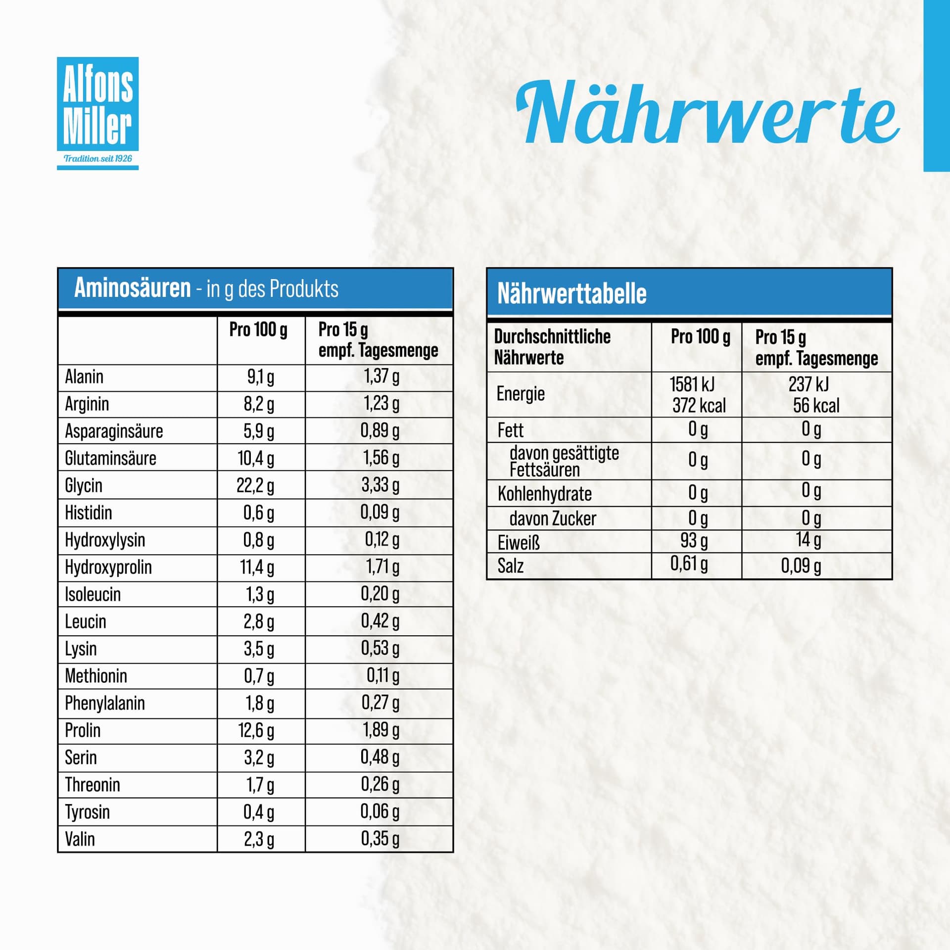 Alfons Miller GmbH 100% reines Kollagen Pulver 1000 g – Bild 6