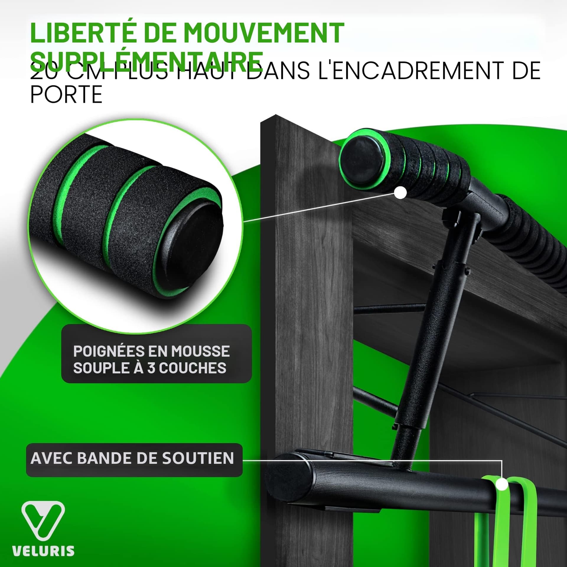 Veluris Barre de traction pour cadre de porte – Bild 3