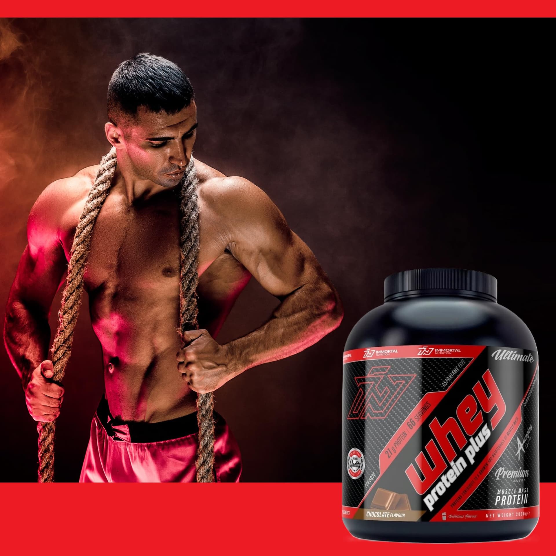 FlorioSport Proteine in Polvere Whey Protein Plus Immortal Nutrition – Bild 4