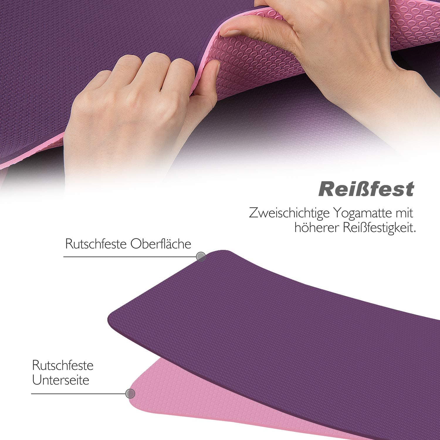TOPLUS Gymnastikmatte TOPLUS Gymnastikmatte – Bild 6