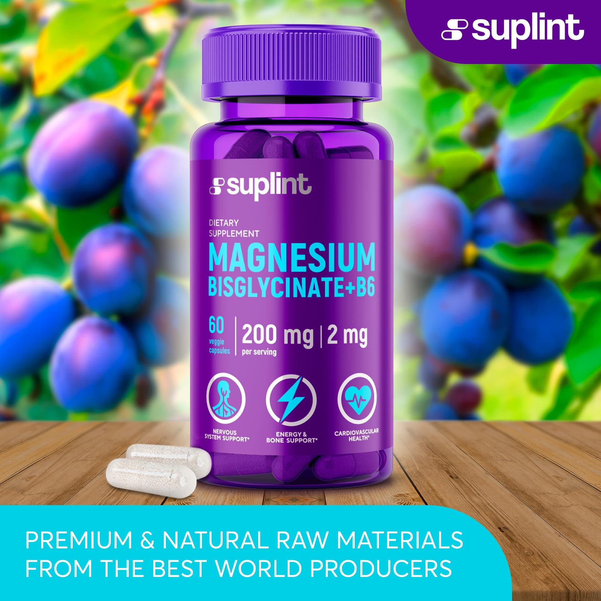 SUPLINT Magnesium bisglycinaat + vitamine B6 – Bild 8