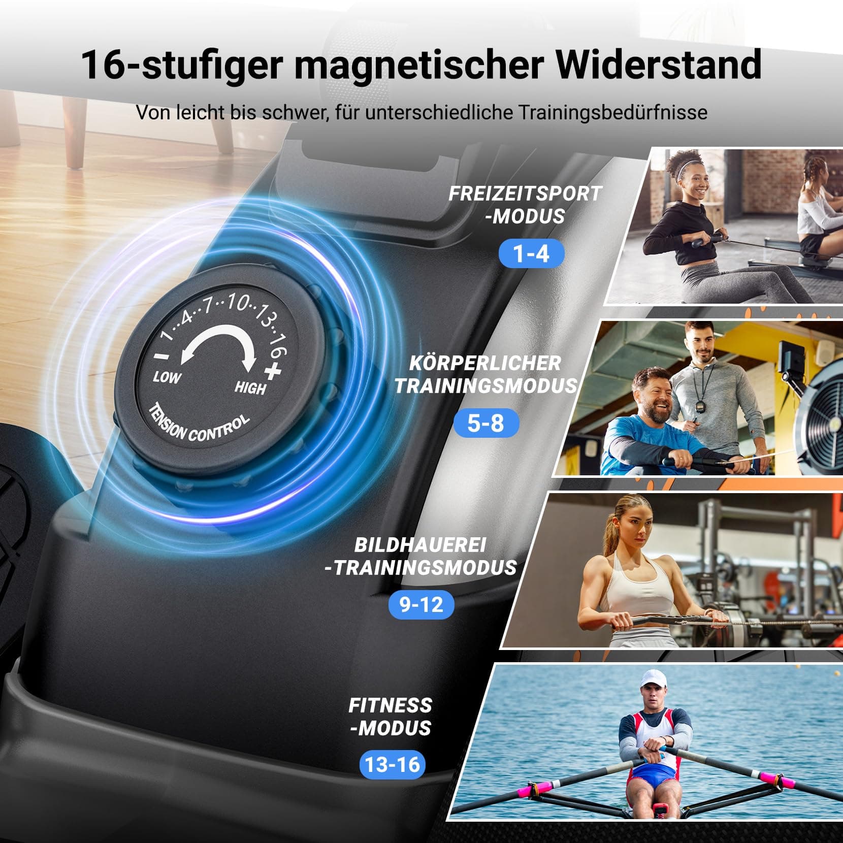 Dripex Rudergerät für Zuhause – Bild 4