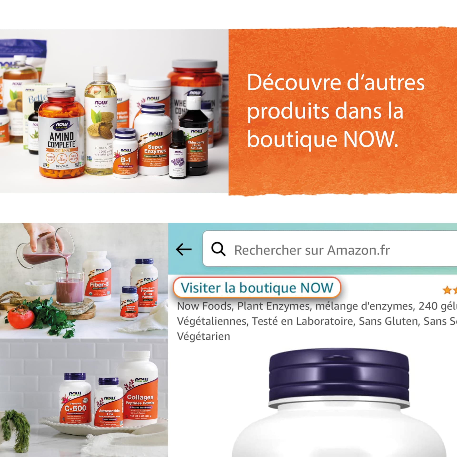 NOW Foods, Vitamin D3 & K2, 1,000IU, 120 Capsules – Bild 7