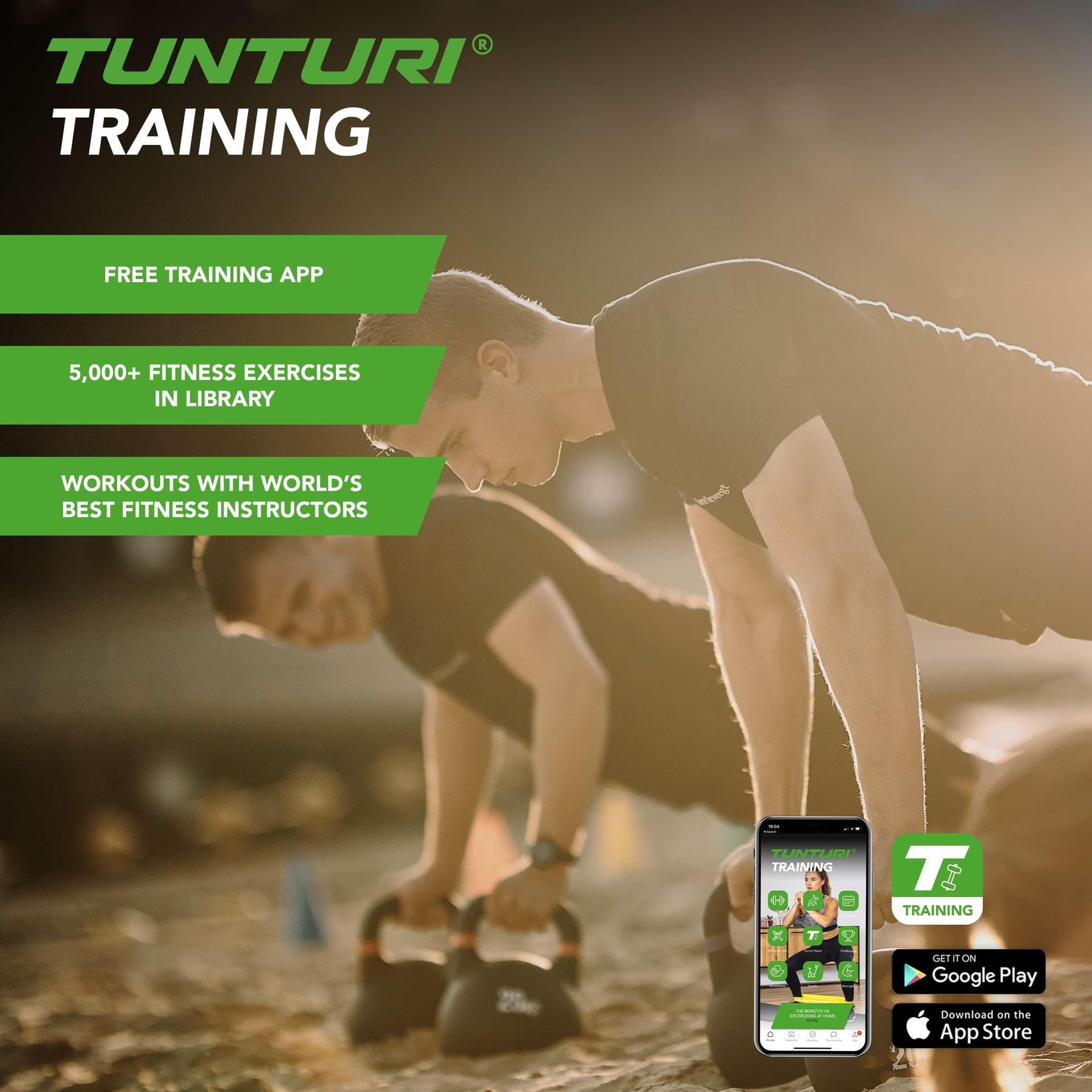 Tunturi Kettlebell de Compétition - 8kg – Bild 3