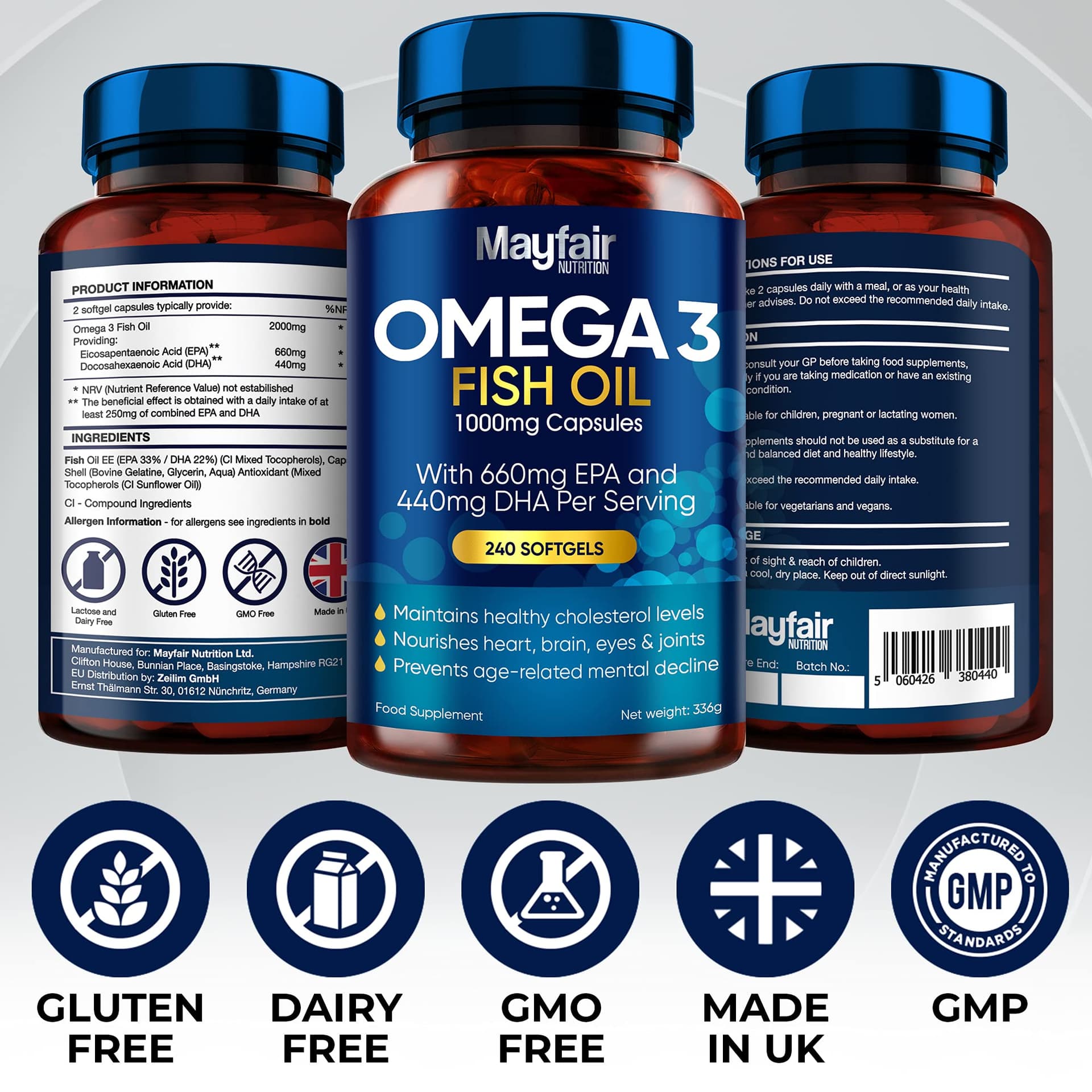 Mayfair Nutrition Omega 3 1000mg – Bild 7