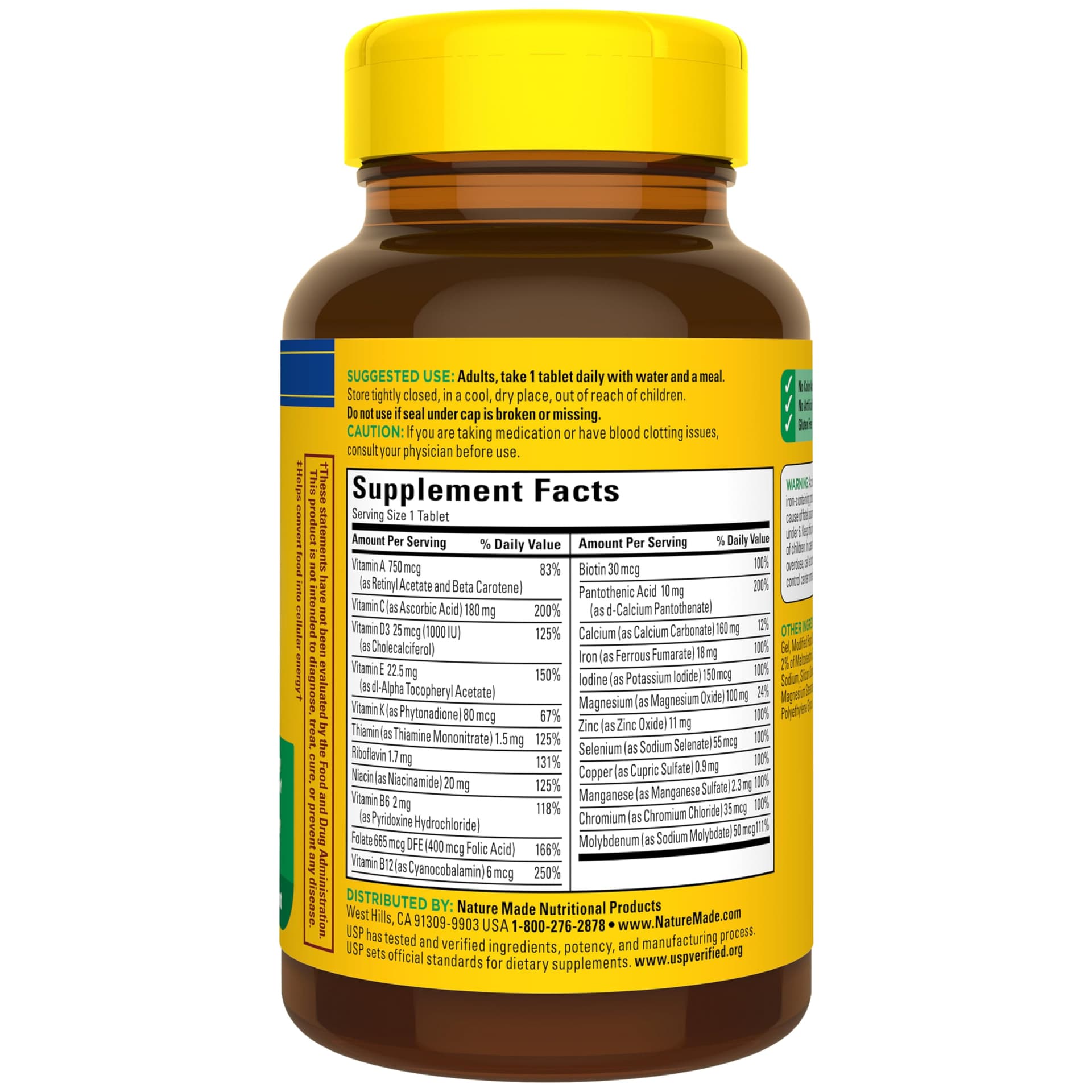 Nature Made Multivitamin Tablets with Iron – Bild 8