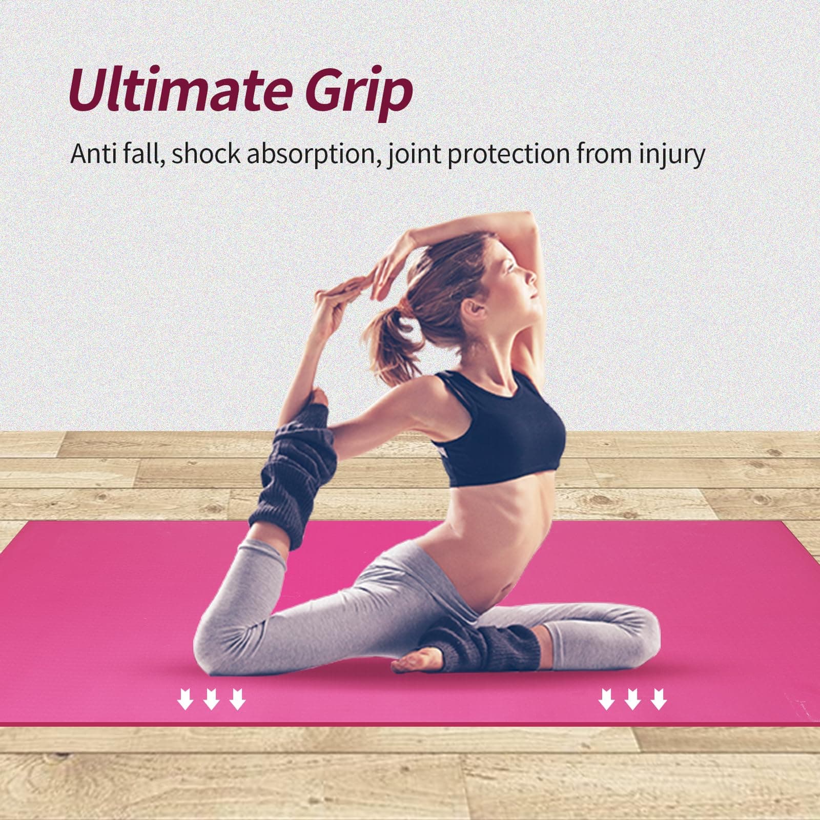 smallrun Esterilla Yoga Antideslizante 10mm Alfombrilla de – Bild 3
