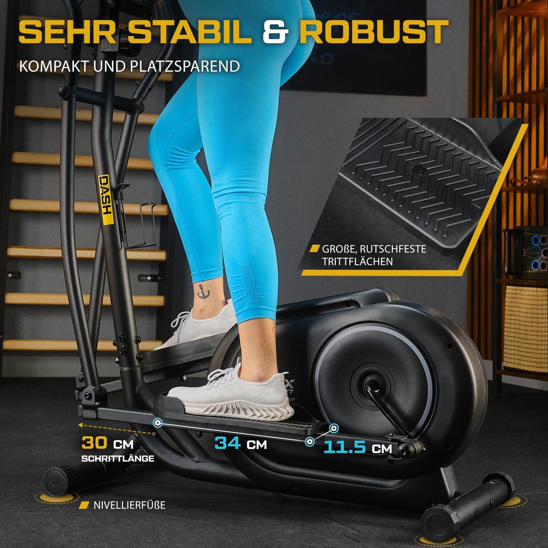 TREX SPORT Crosstrainer für zuhause TX-400CT – Bild 3