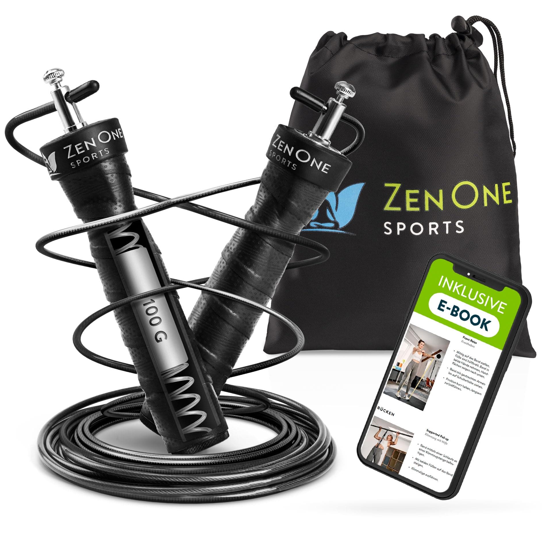 ZenOne Sports ZenOne Sports® Springseil I Jump Rope für Erwachsene I