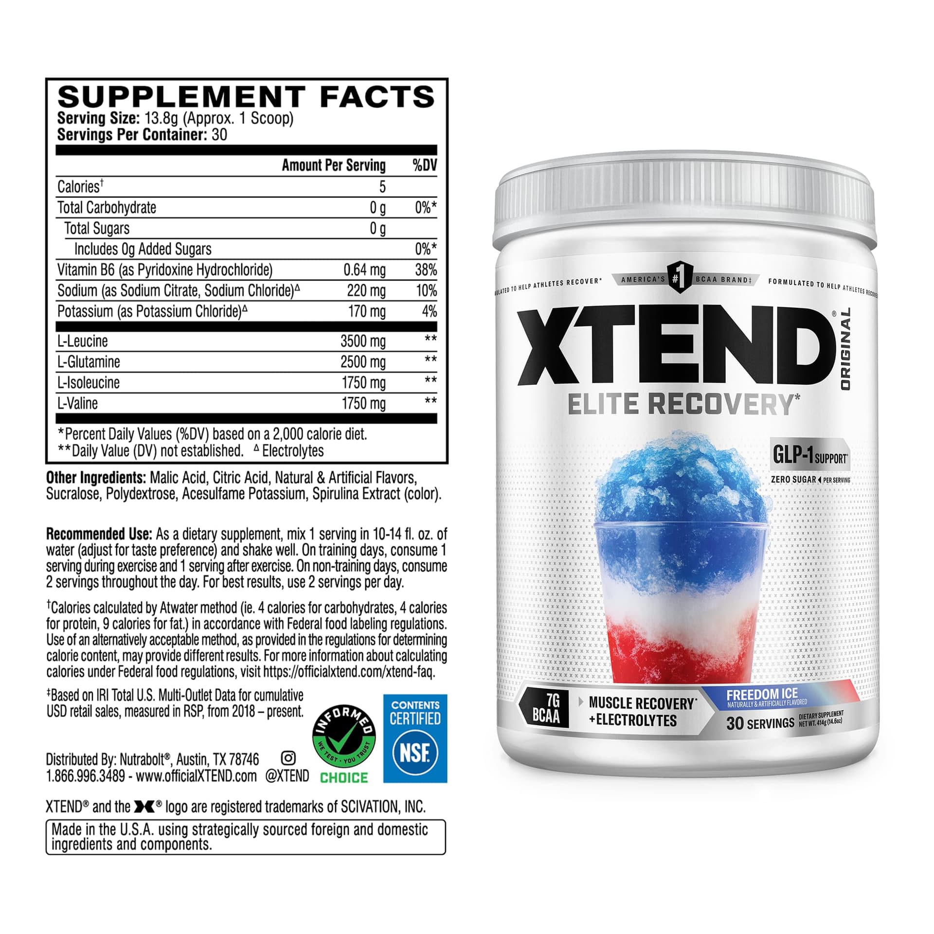 Xtend Original BCAA Powder, 7g – Bild 2