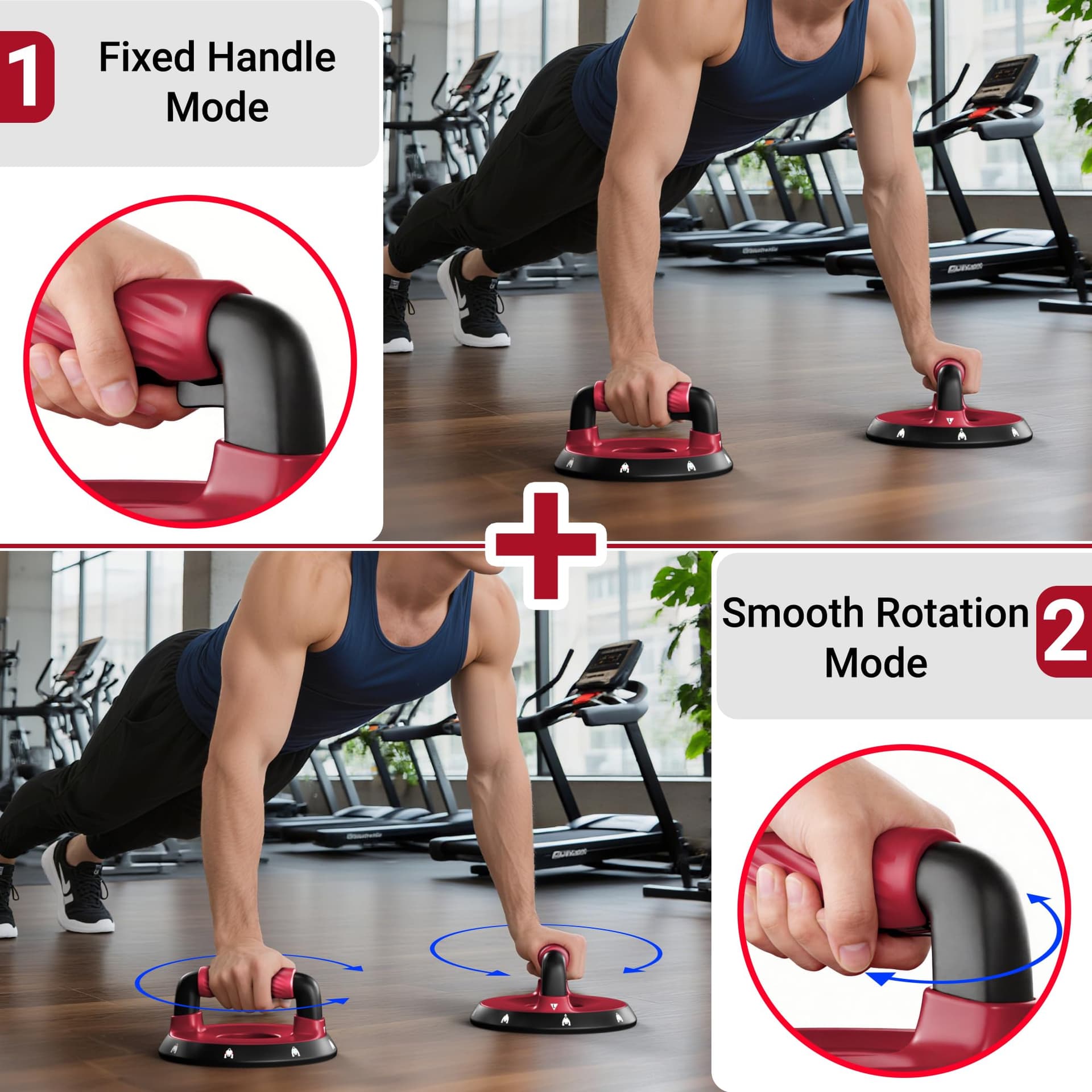 READAEER 360° Rotatable and Positionable Push Up – Bild 2