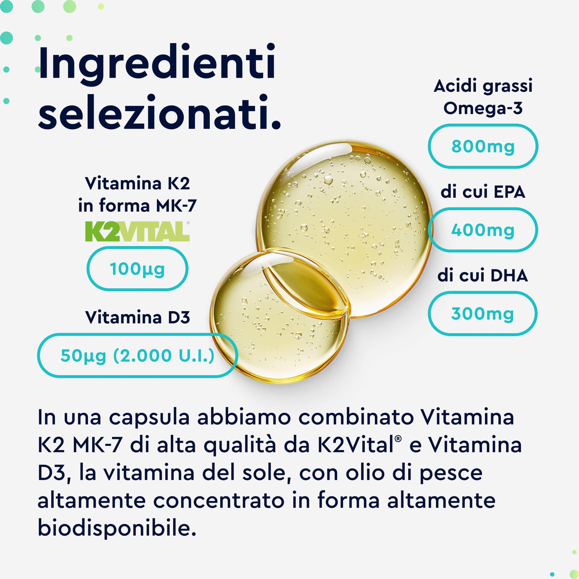 Gloryfeel Vitamina D3 + K2 + Omega 3, 90 Capsule – Bild 4