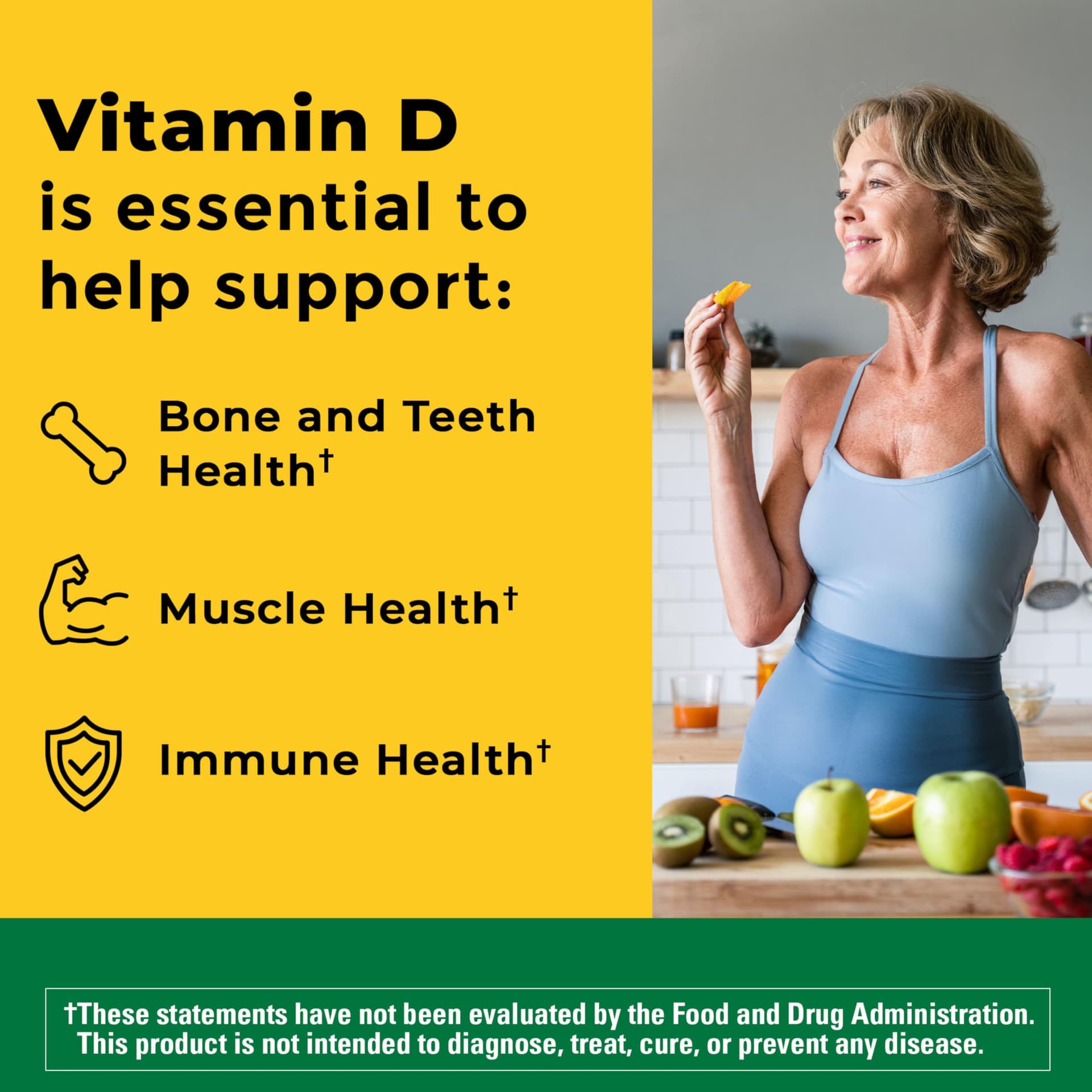 Nature Made Vitamin D3 K2 Supplement – Bild 2