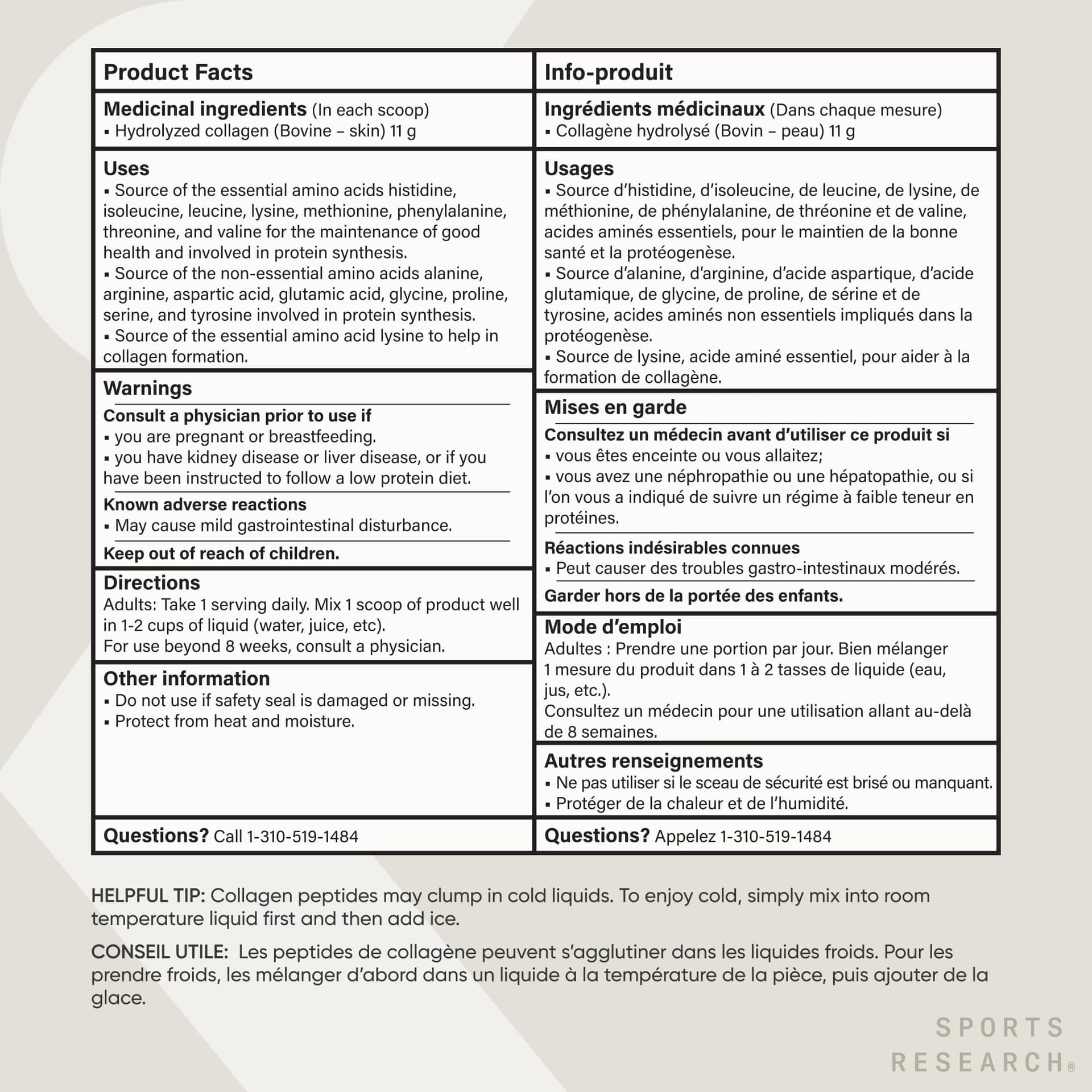 Sports Research Collagen Peptides – Bild 7