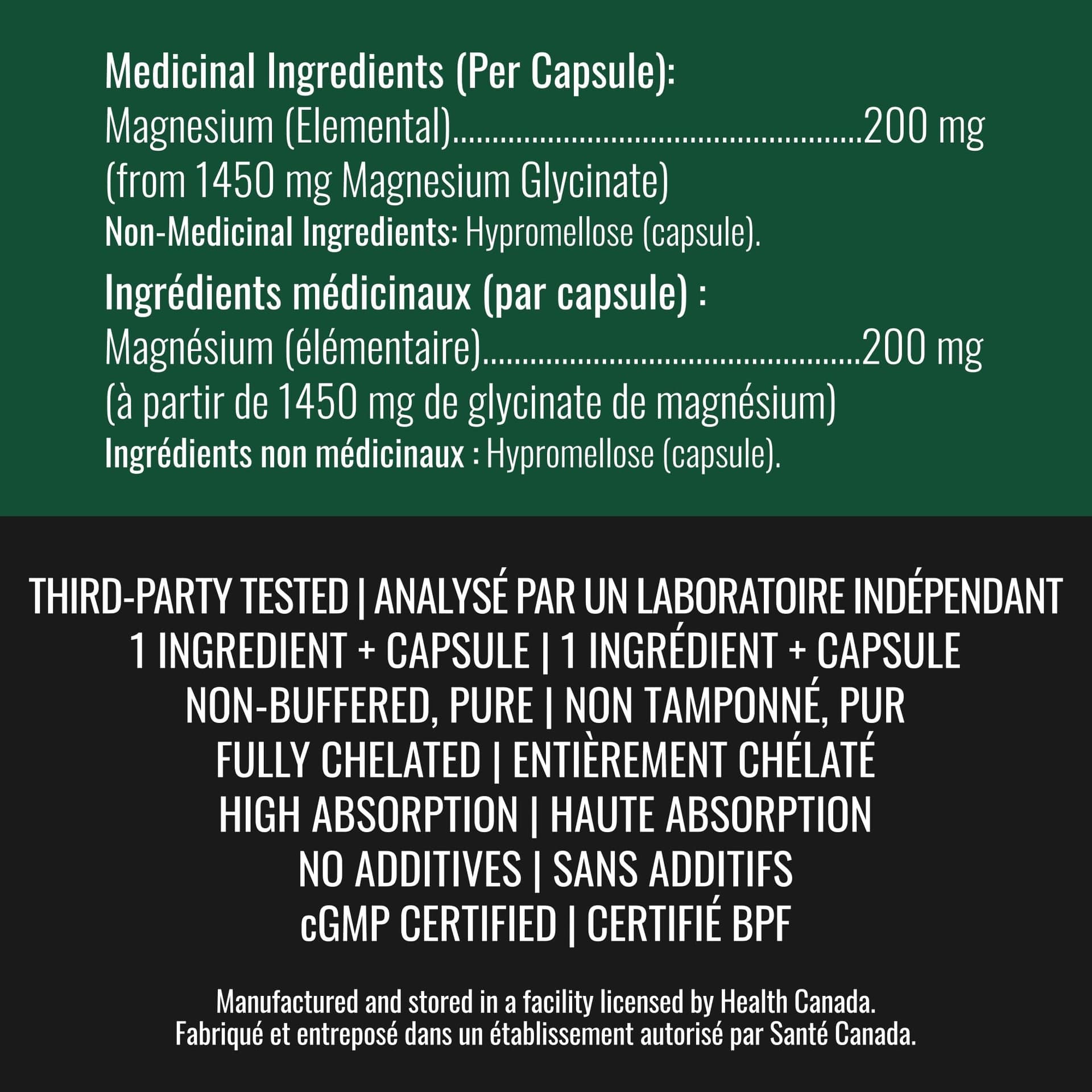 Nutritionn Magnesium Glycinate 200 mg – Bild 4