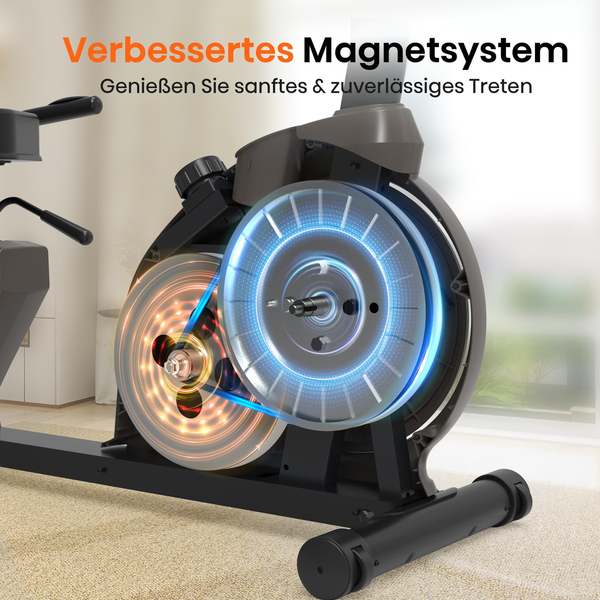 Niceday Liegeergometer für Senioren & Reha, 150kg – Bild 6