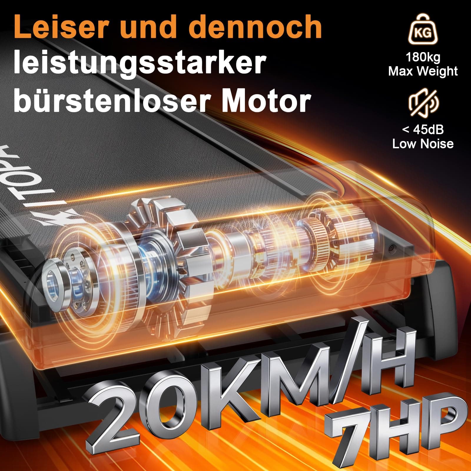 Kitopa Laufband für Zuhause – Bild 4