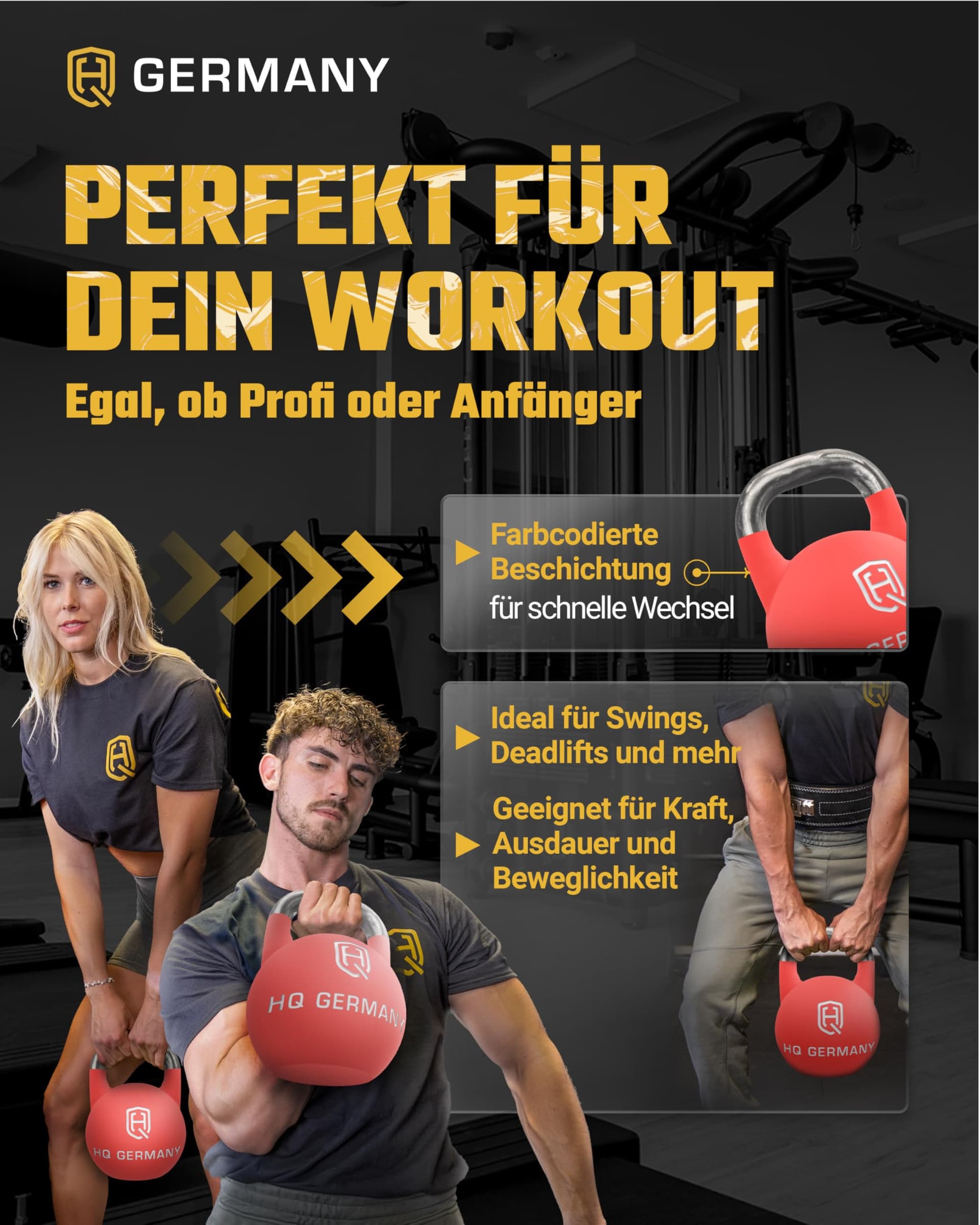 HQ Germany® Competition Kettlebell | 8-36kg – Bild 5