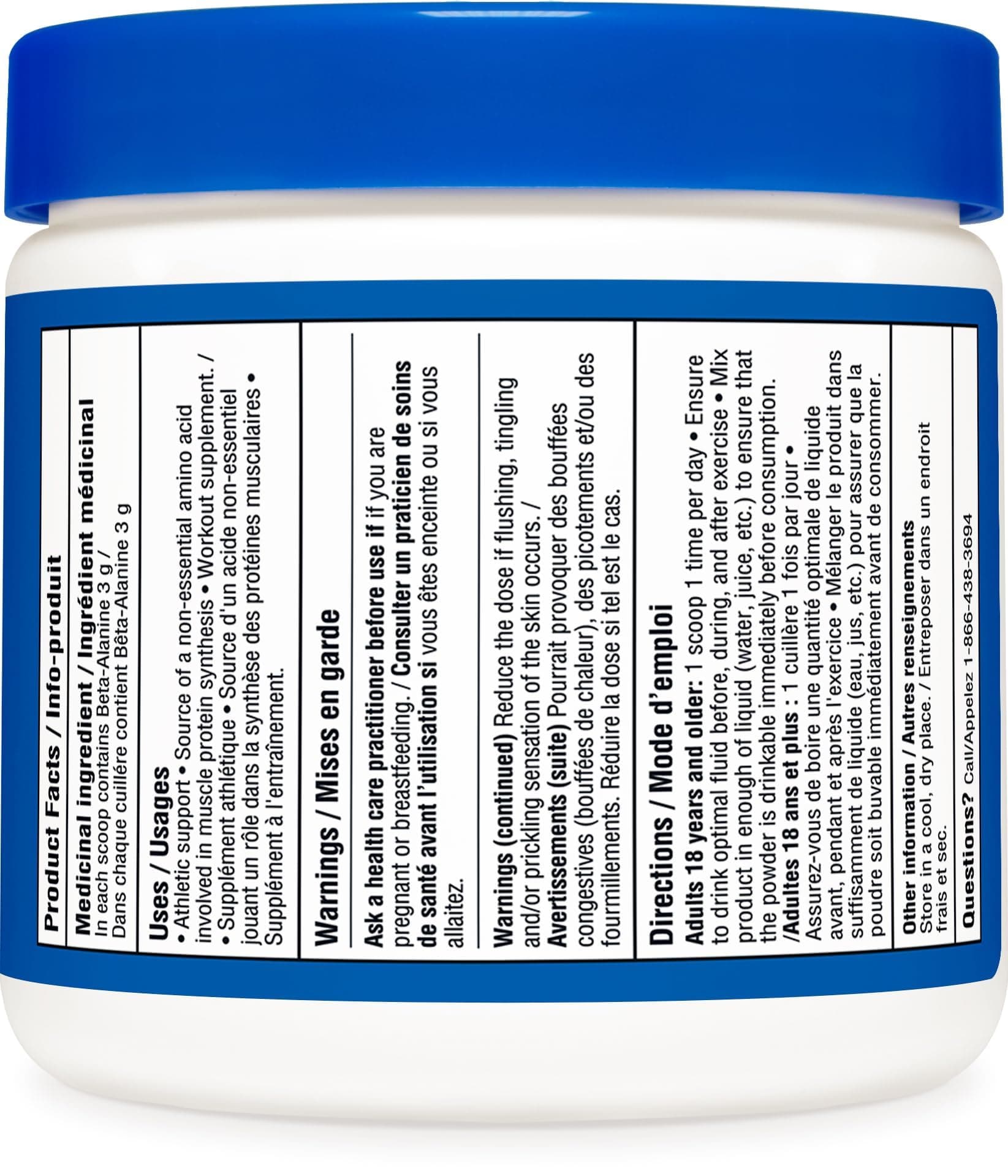 Nutricost Beta Alanine Powder 300 Grams (10.7oz – Bild 4