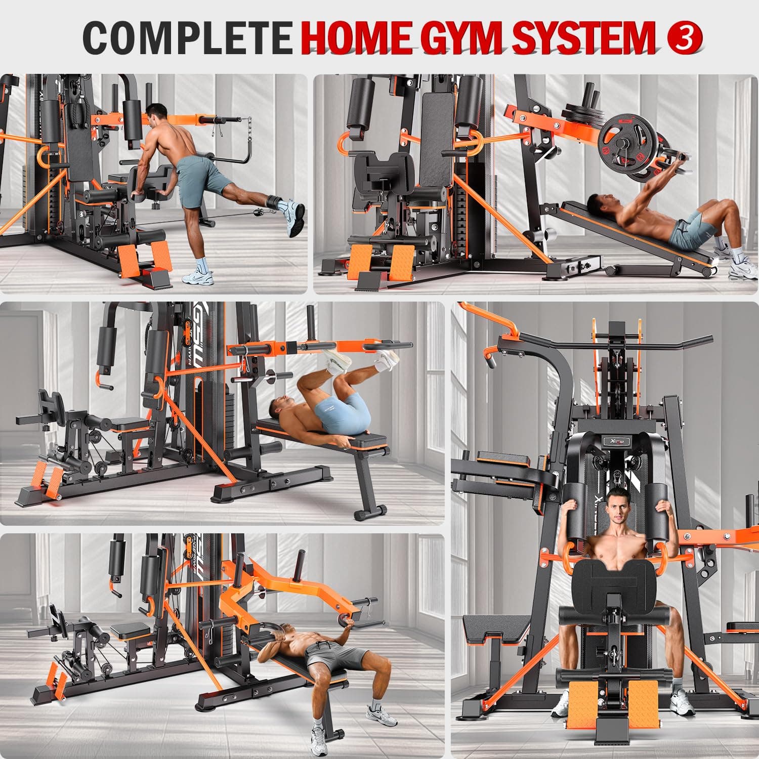 XGSW XINGESIWR XGSW Multi-Function Home Gym Workout Station – Bild 7