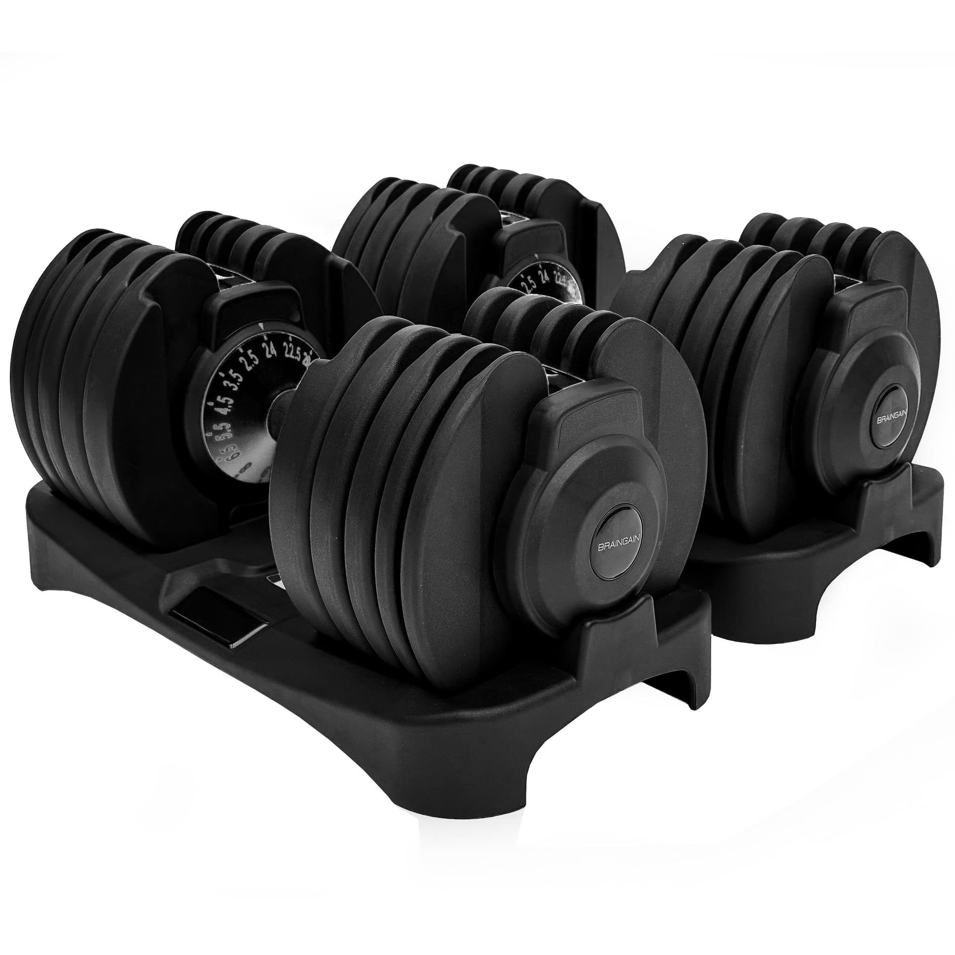 BRAINGAIN 15-in-1 verstellbares Hantelset 24 kg