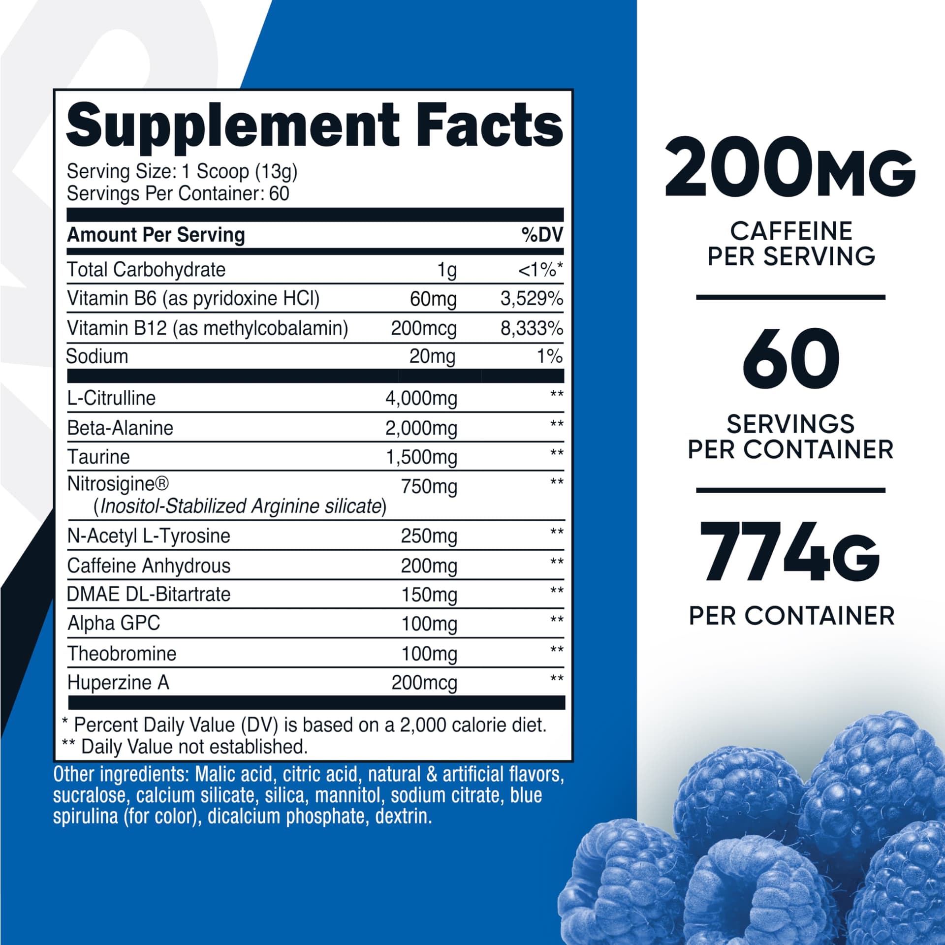 Nutricost Pre-Workout Complex Powder (60 Servings – Bild 2