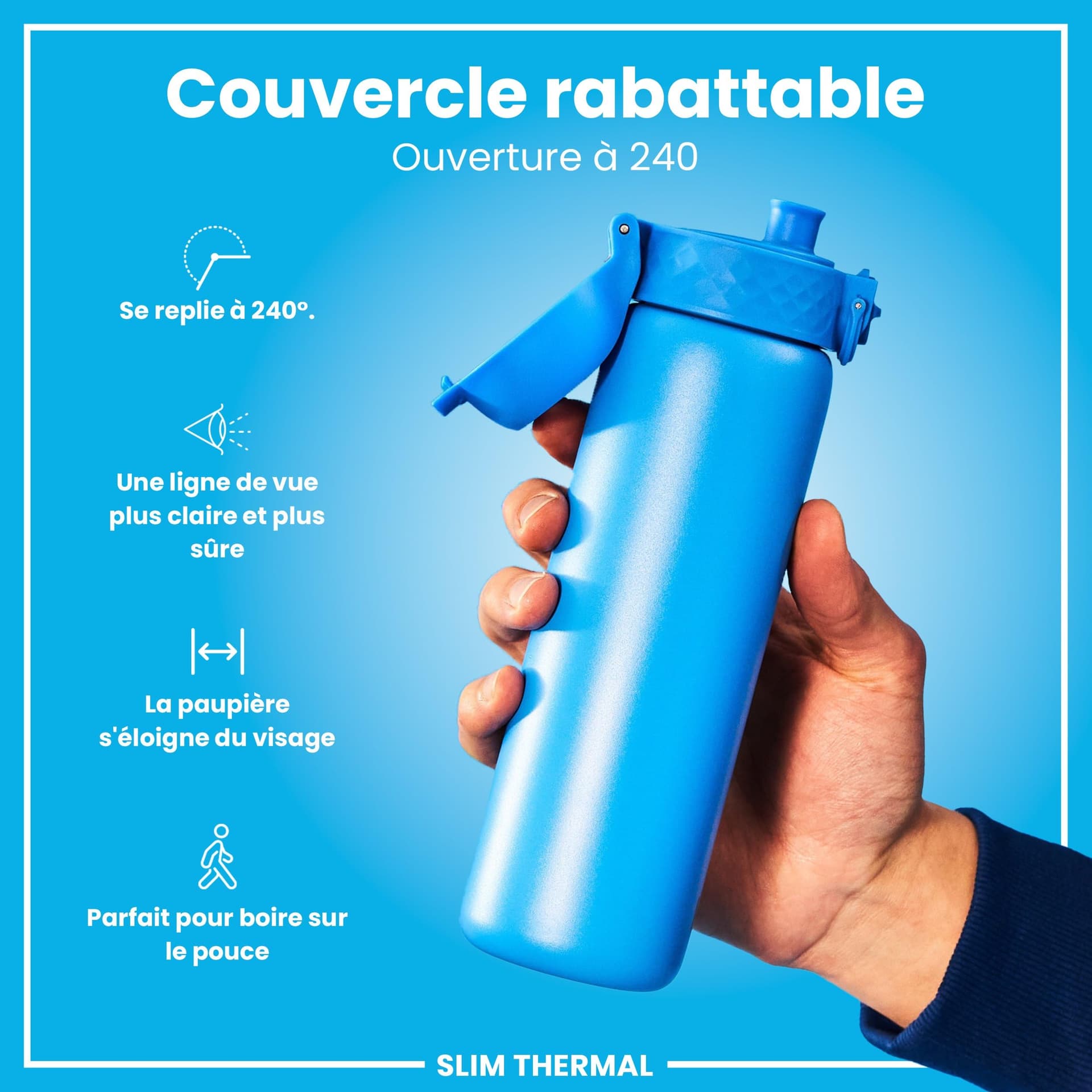 Ion8 Gourde Isotherme Inox, 500ml – Bild 5