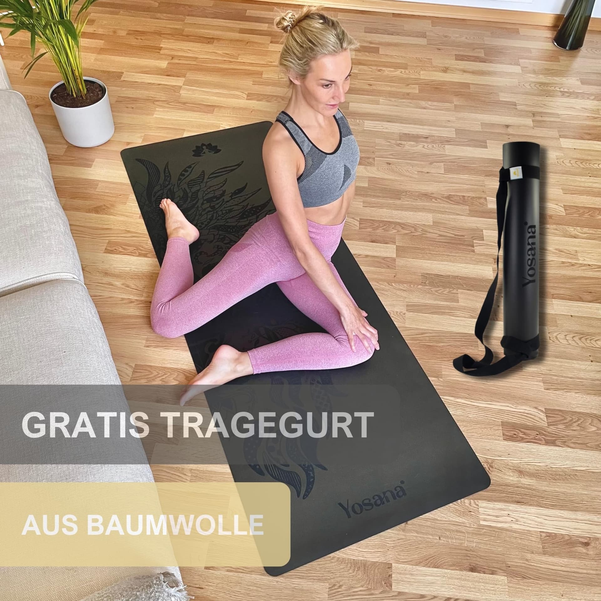 Yosana Yogamatte aus Naturkautschuk – Bild 6