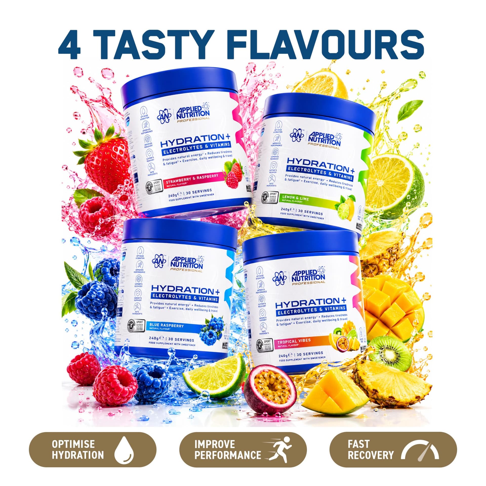 Applied Nutrition Hydration+ Electrolytes and Vitamin – Bild 4