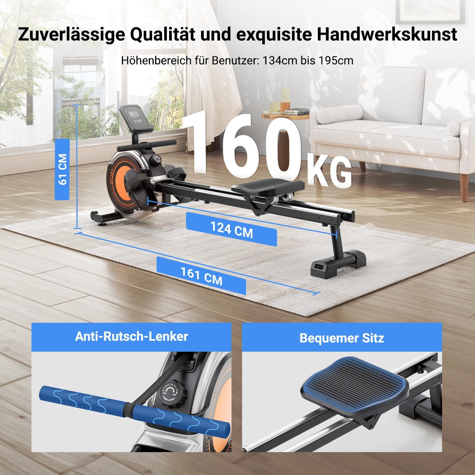 Dripex Rudergerät für Zuhause – Bild 6