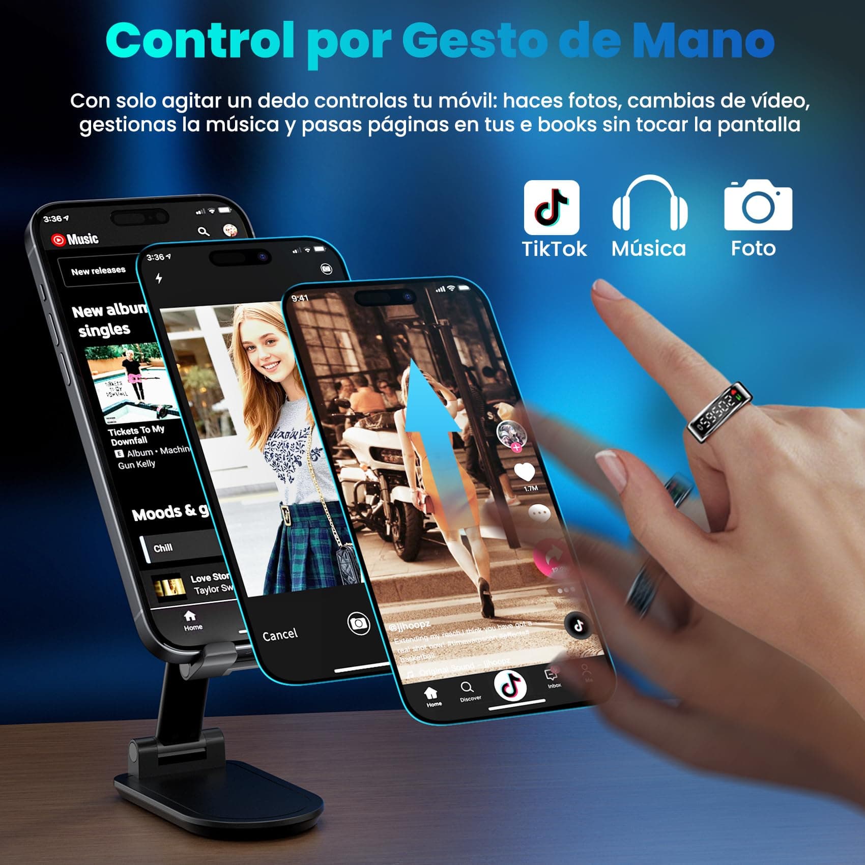 Gwenland 2026 Anillo Inteligente Hombre Mujer – Bild 6