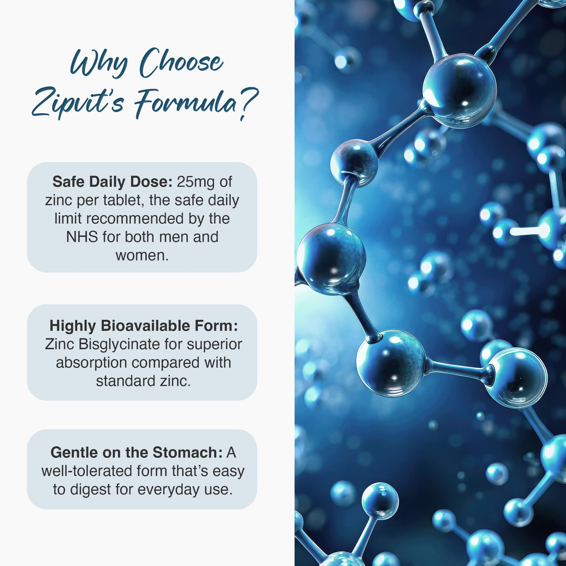 Zipvit Zinc Tablets 25mg – Bild 3