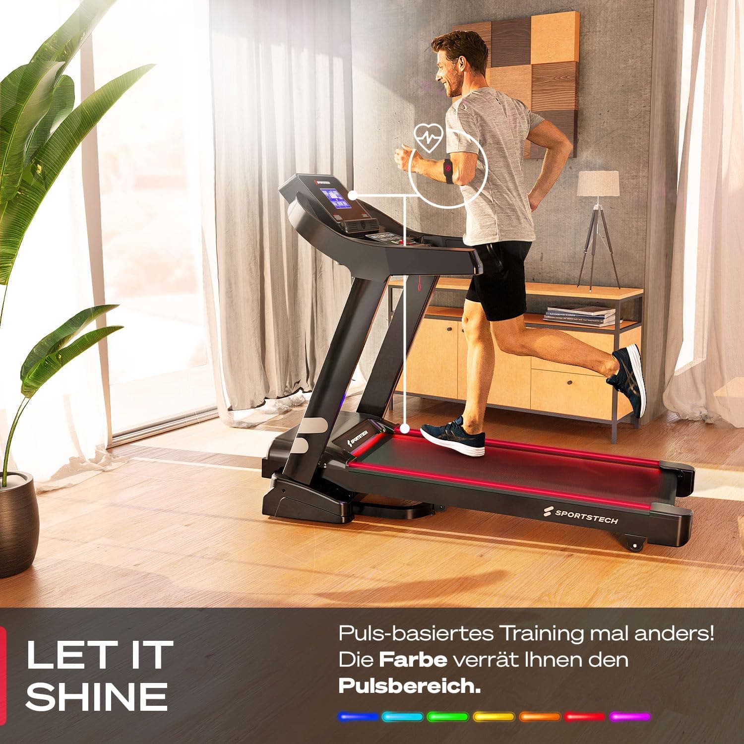 Sportstech F37s Laufband für Zuhause inklusive – Bild 3