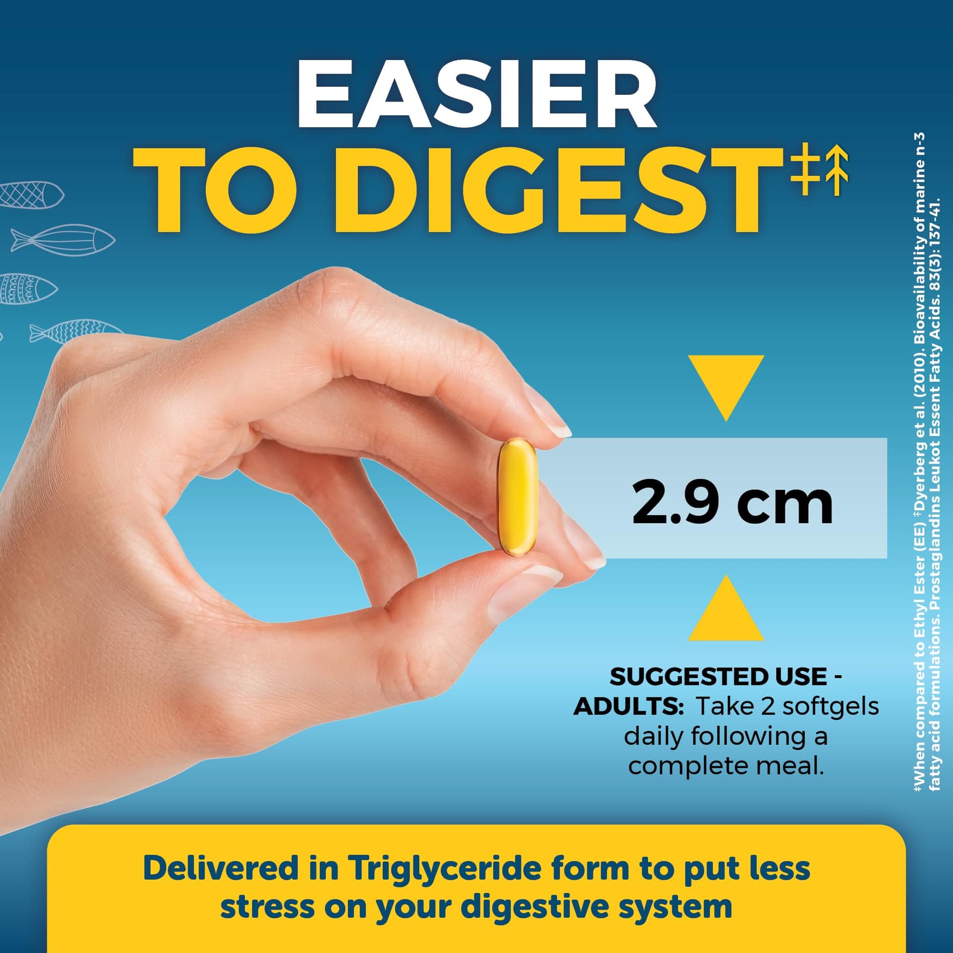 Viva Naturals Triple Strength Omega 3 Fish Oil Supplement - 2500 mg – Bild 6