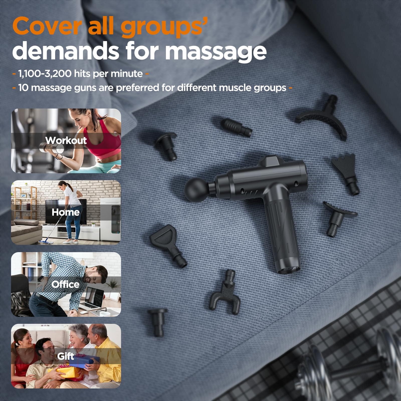 Tamda Massage Gun Deep Tissue – Bild 2