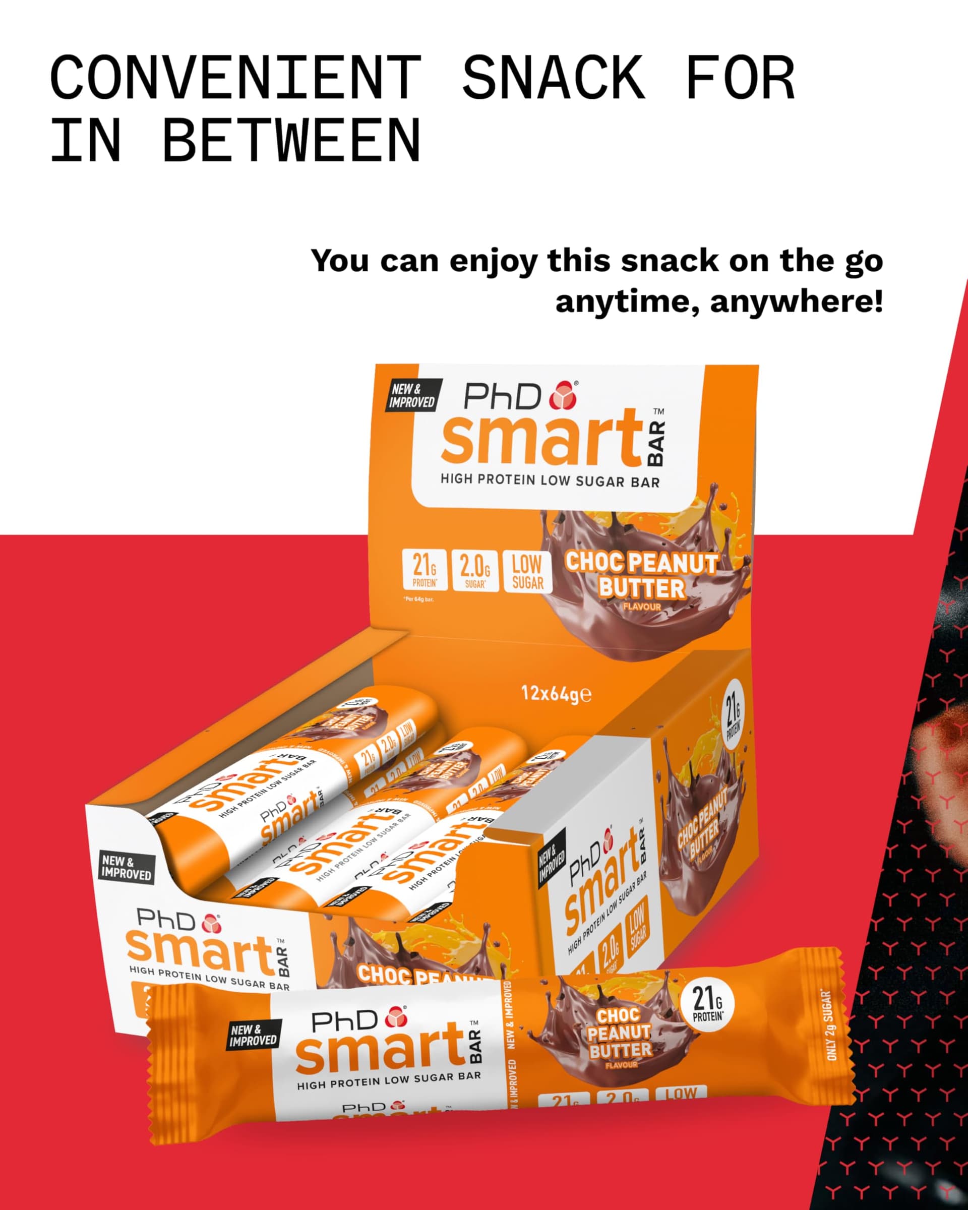 PhD Nutrition Smart Protein Bar Low Calorie – Bild 5