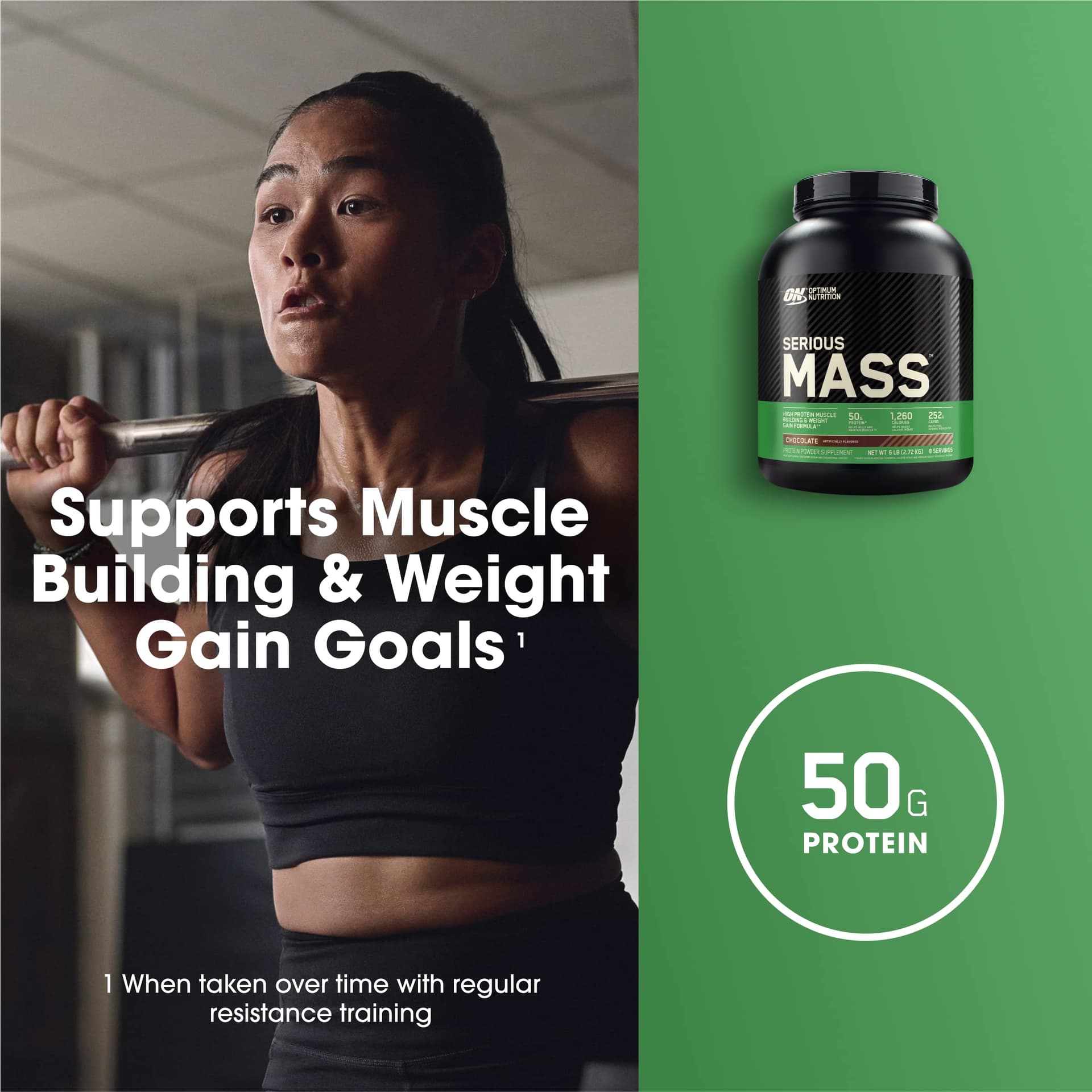 Optimum Nutrition Serious Mass Protein Powder High Calorie – Bild 8
