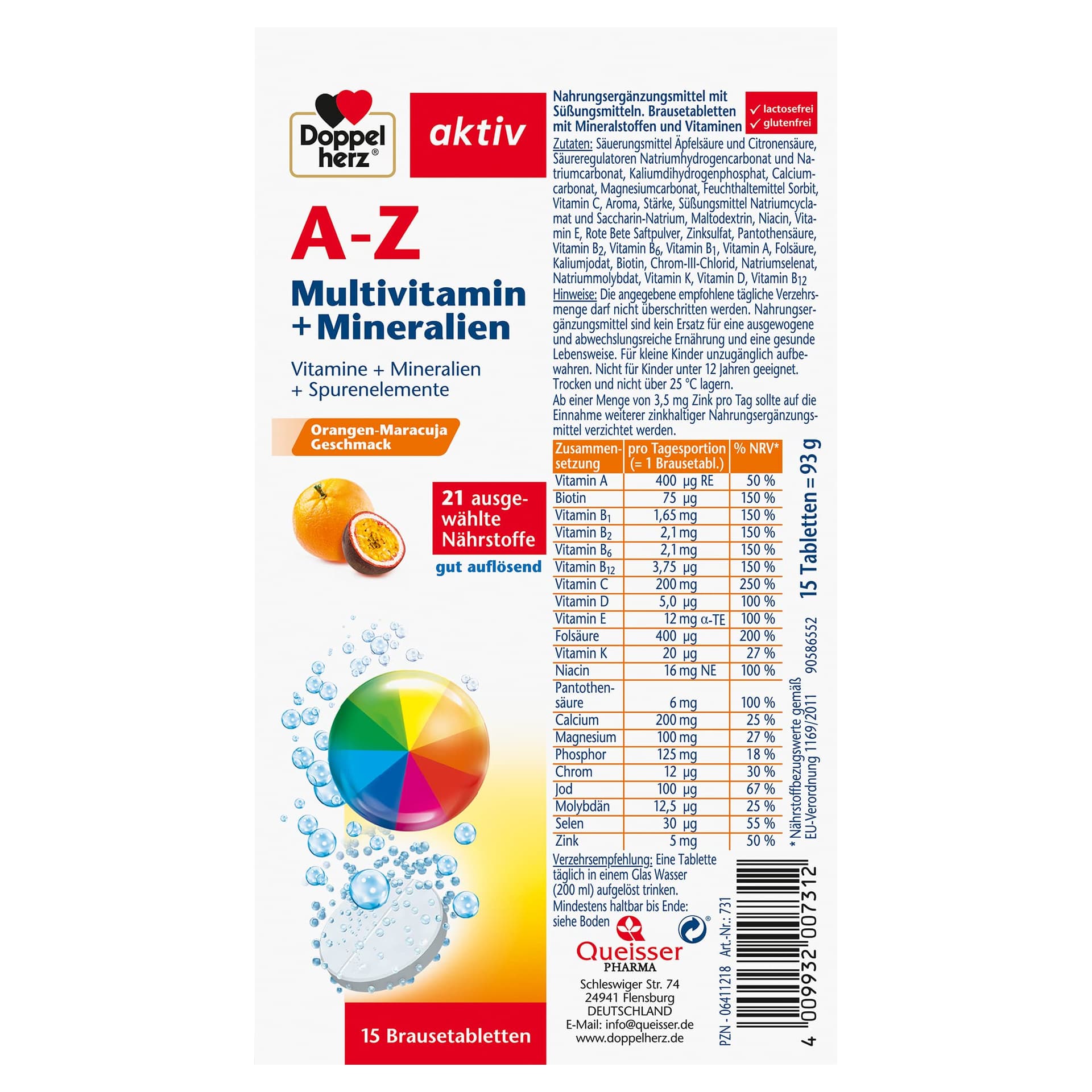 Doppelherz A-Z Multivitamin + Mineralien – Bild 2