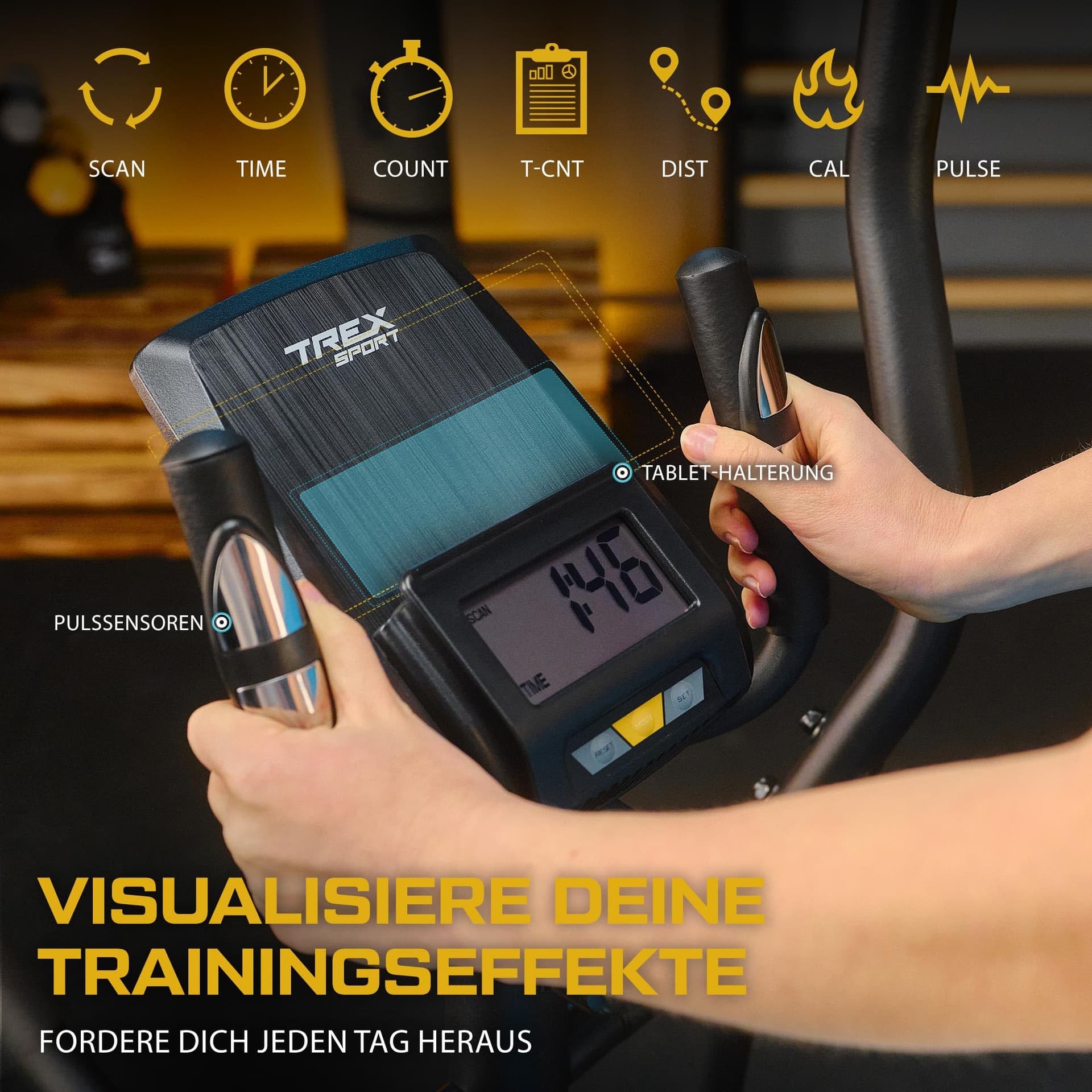 TREX SPORT Crosstrainer für zuhause TX-400CT – Bild 6