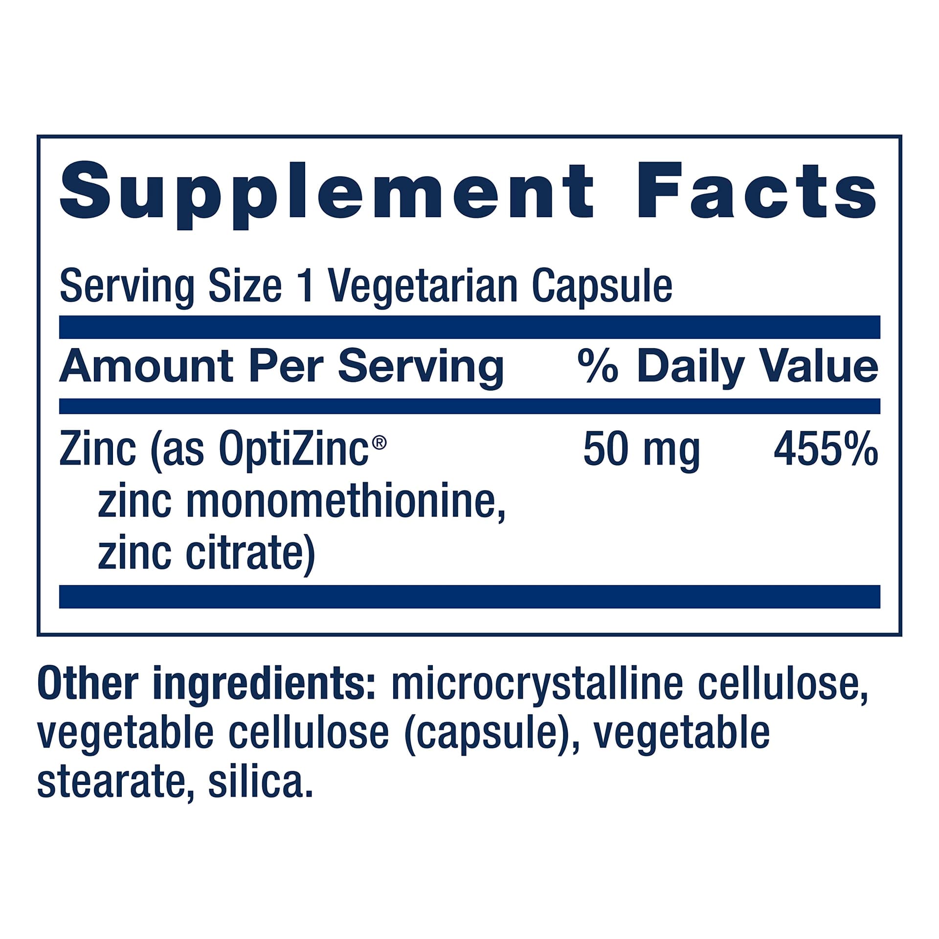 Life Extension Zinc Caps, zinc 50 mg – Bild 3