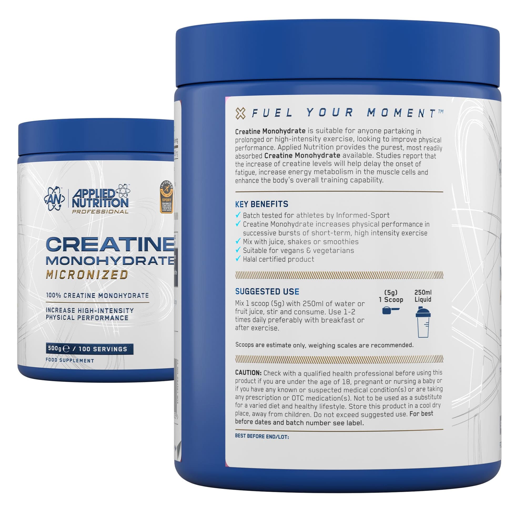 Applied Nutrition Creatine Monohydrate Powder 500g – Bild 7