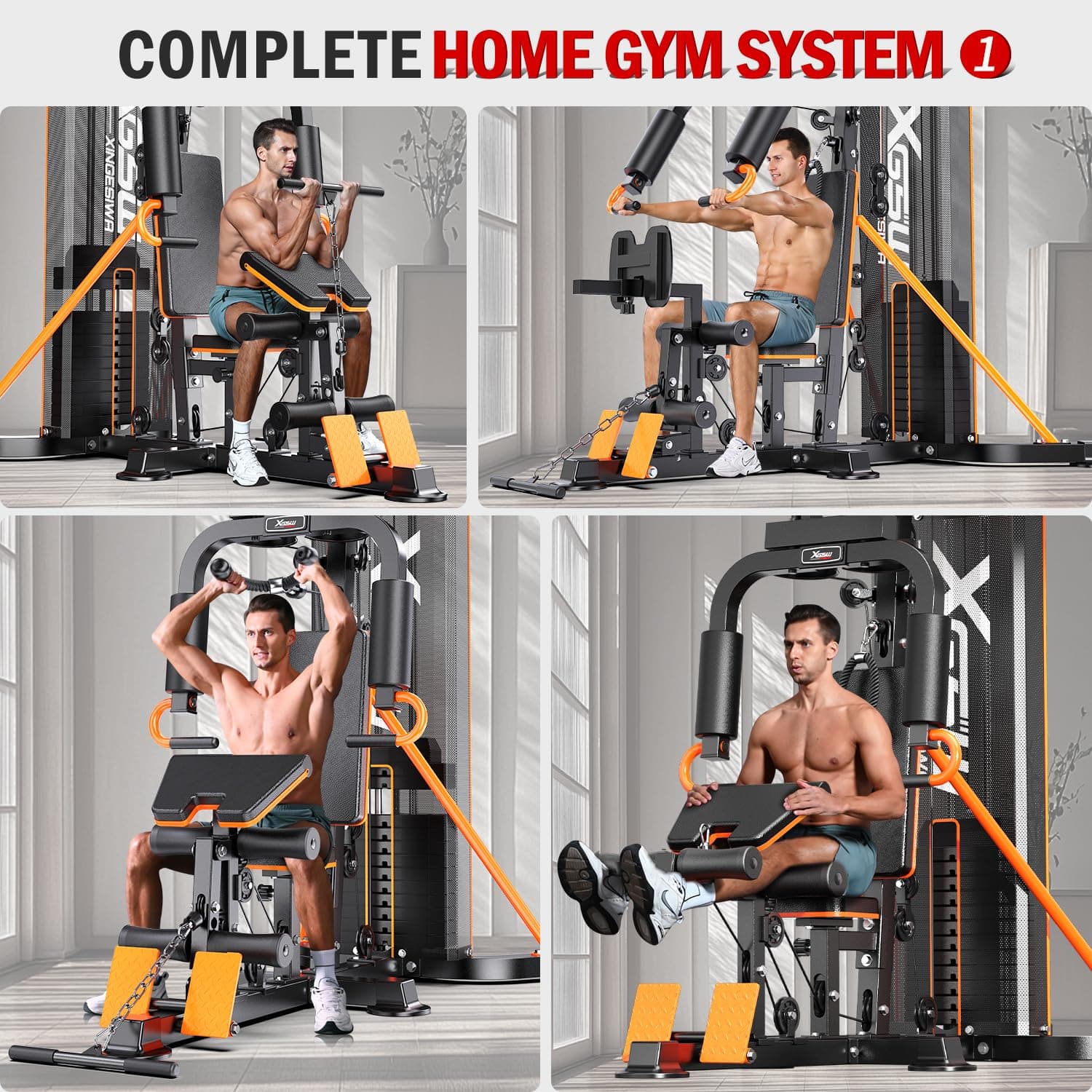 XGSW XINGESIWR XGSW Multi-Function Home Gym Workout Station – Bild 4