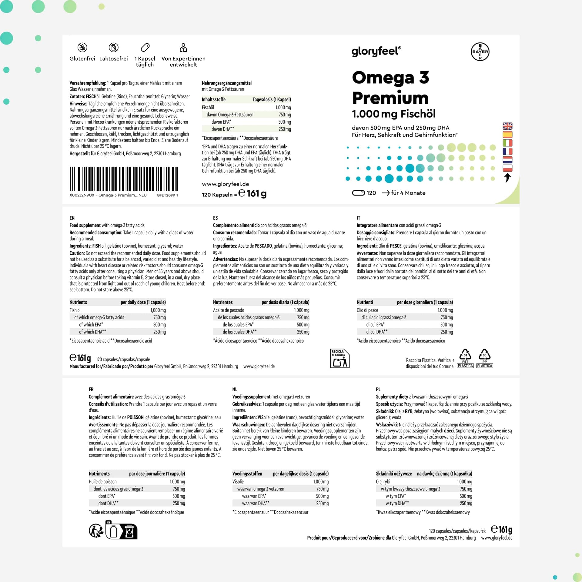 Gloryfeel Premium Omega 3 – Bild 8