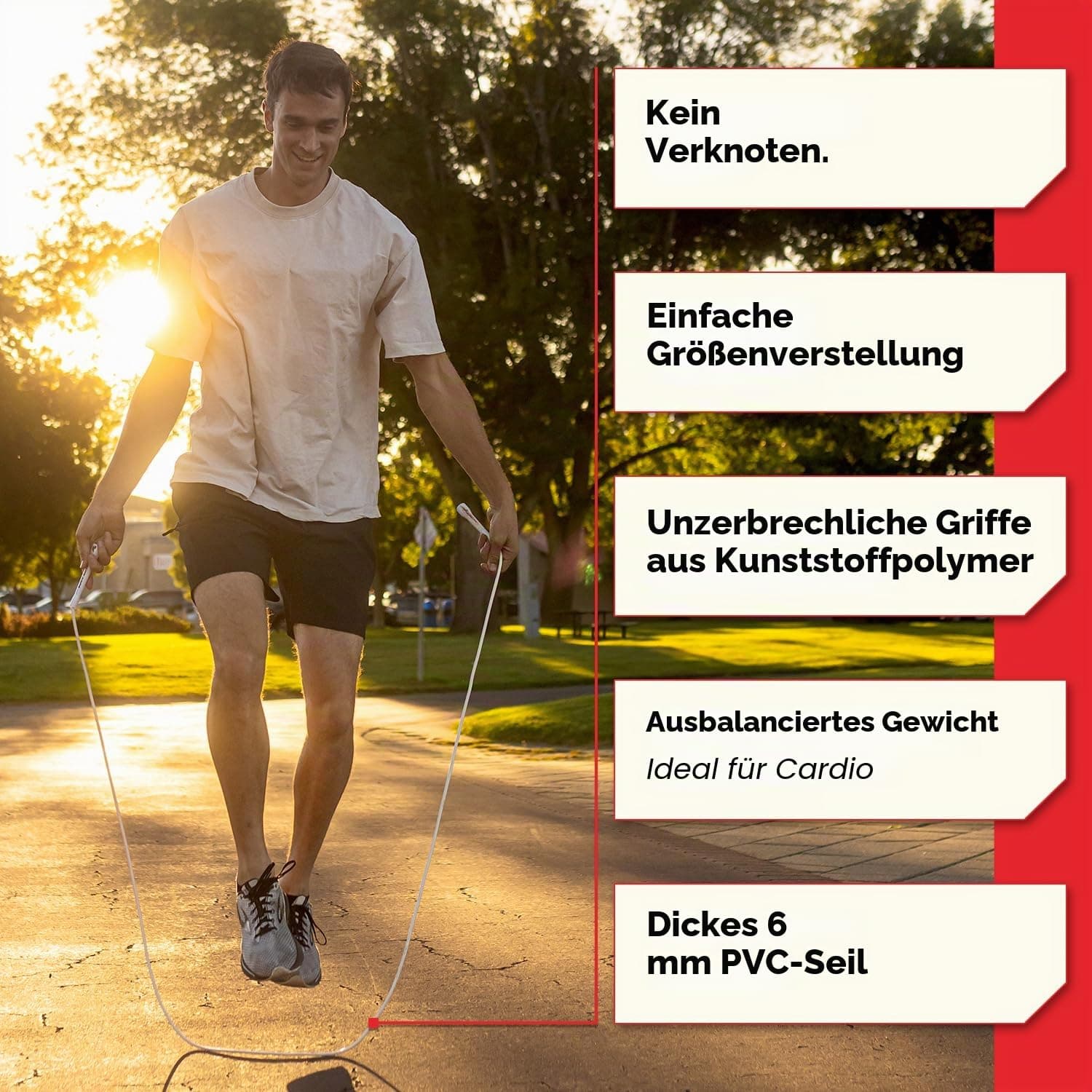 EliteSRS Elite Jumps Verstellbares Springseil für Erwachsene – Bild 2