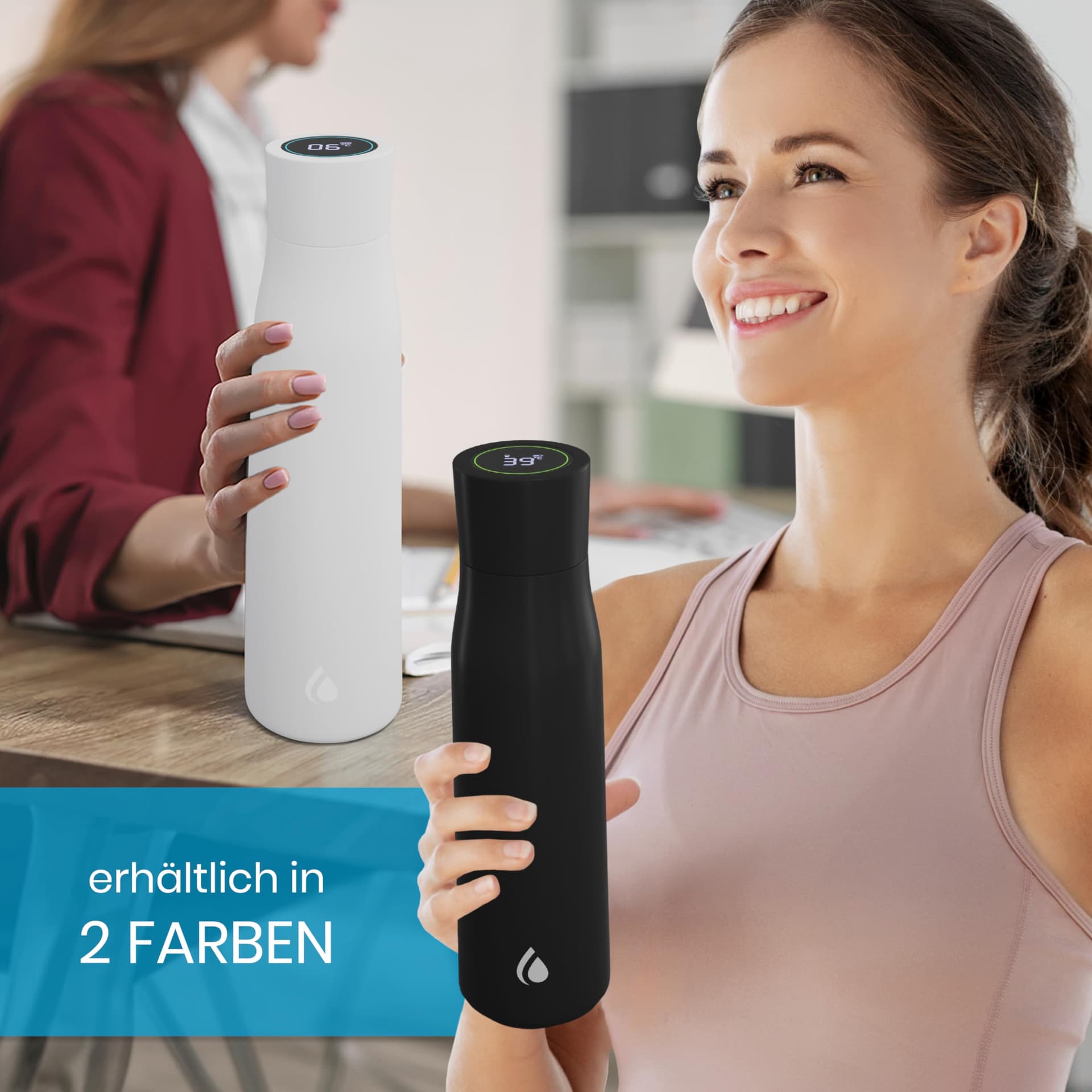 SMARDY blue DropUp smart Bottle 500ml – Bild 8